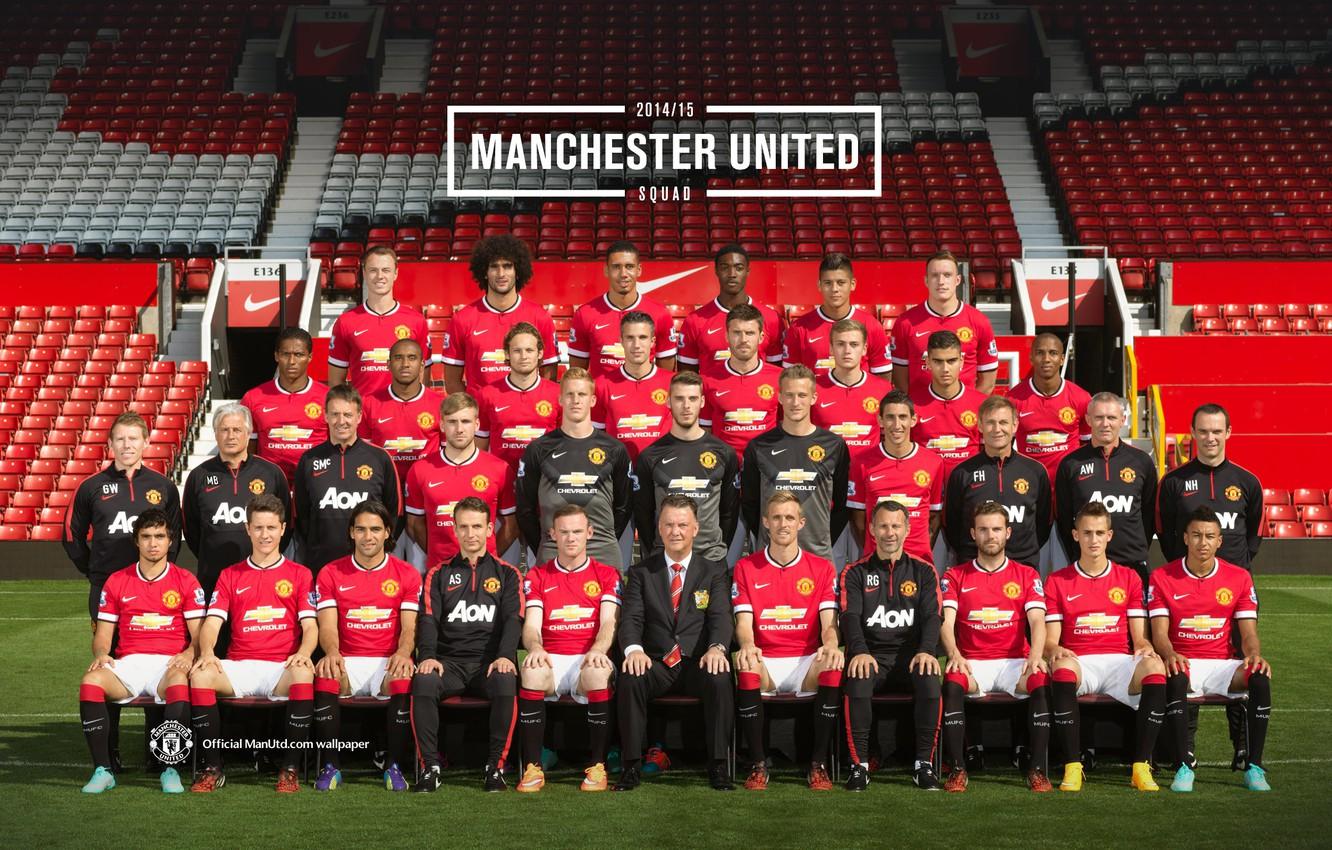 1332x850 Wallpaper Old Trafford, MUFC, 2014/ Manchester united squad image for desktop, section спорт
