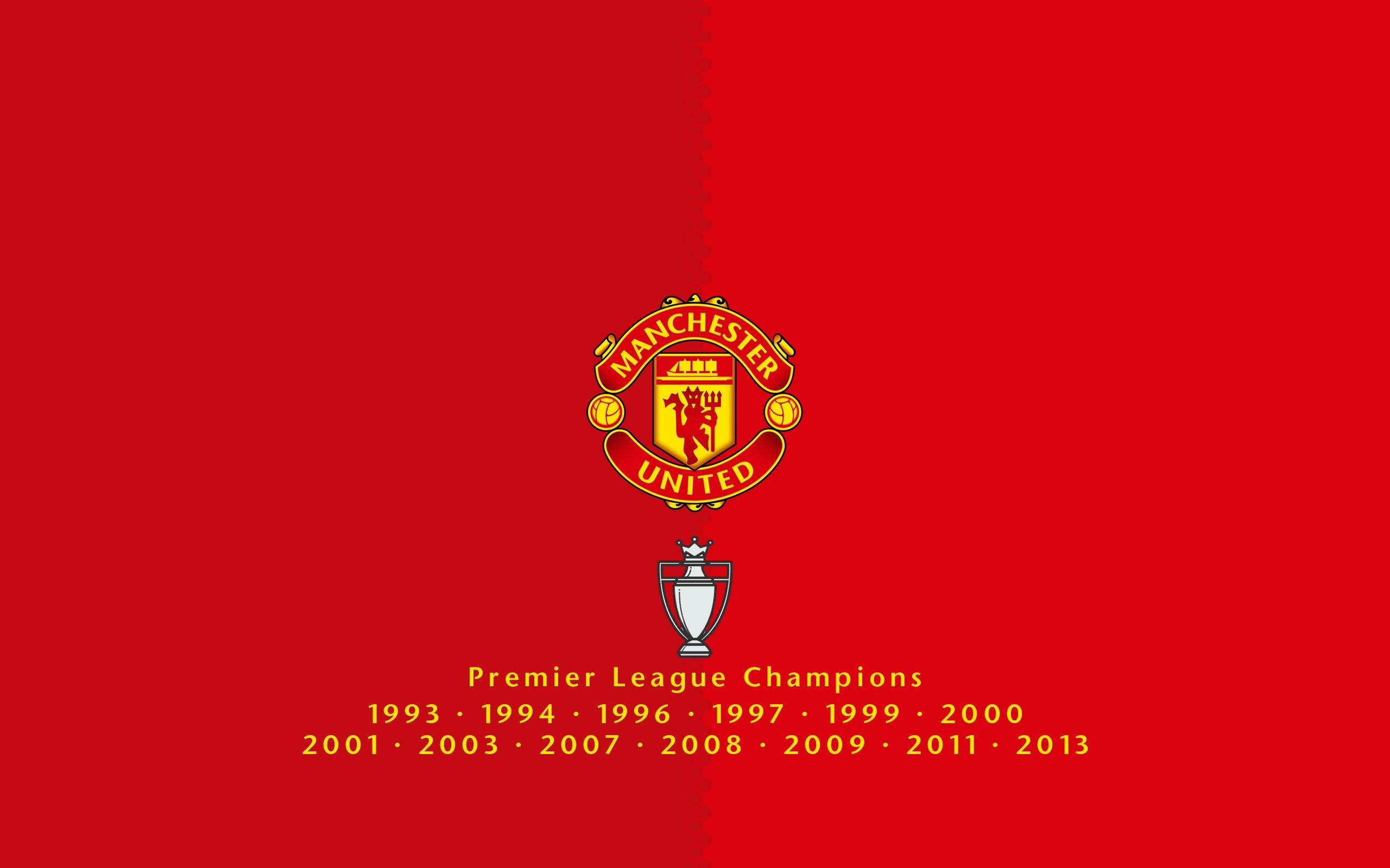 2560x1600 Manchester United Champions European Football Club HD Wallpaper