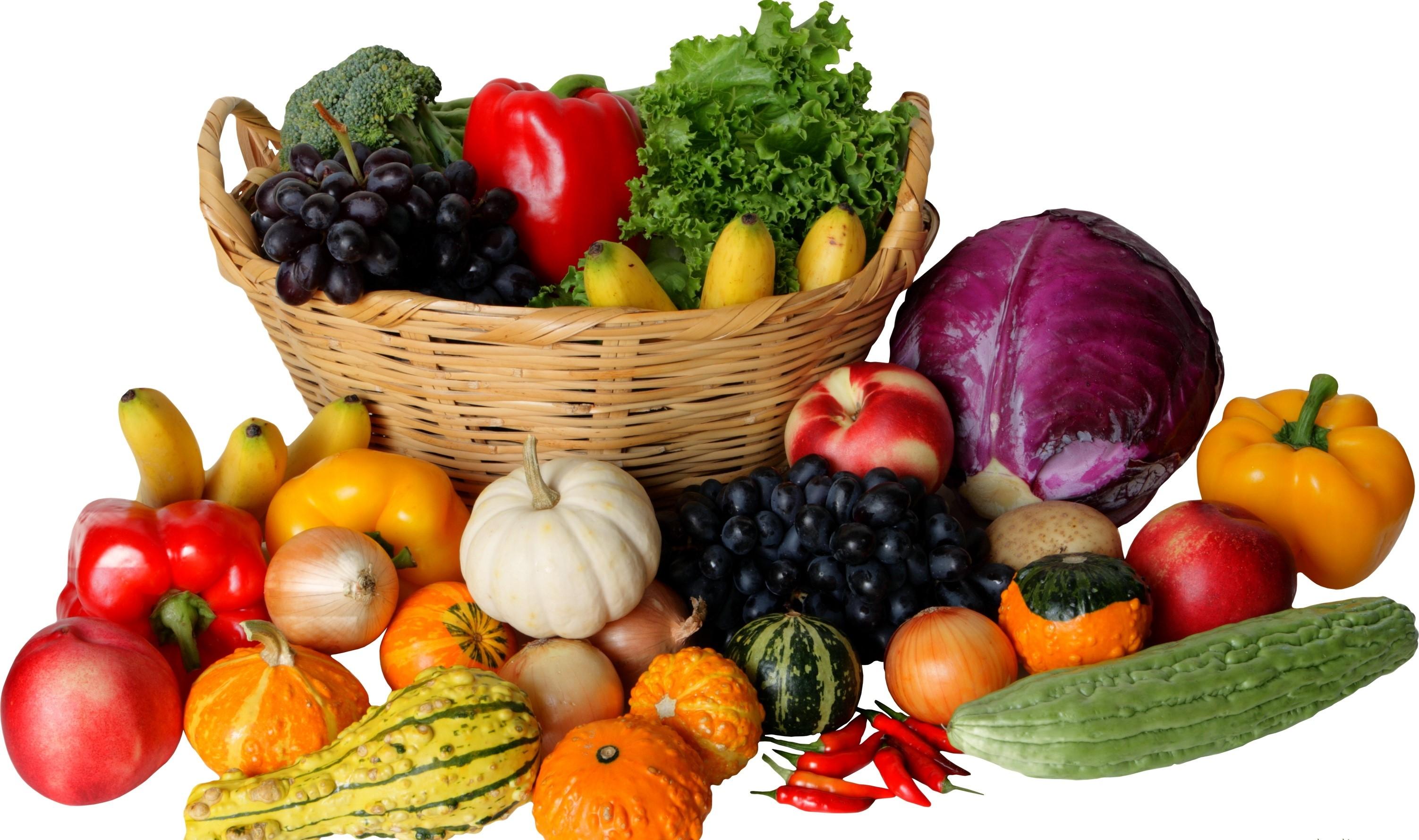 3005x1780 Vegetables, Fruit, Basket, Much, Diversity wallpaper