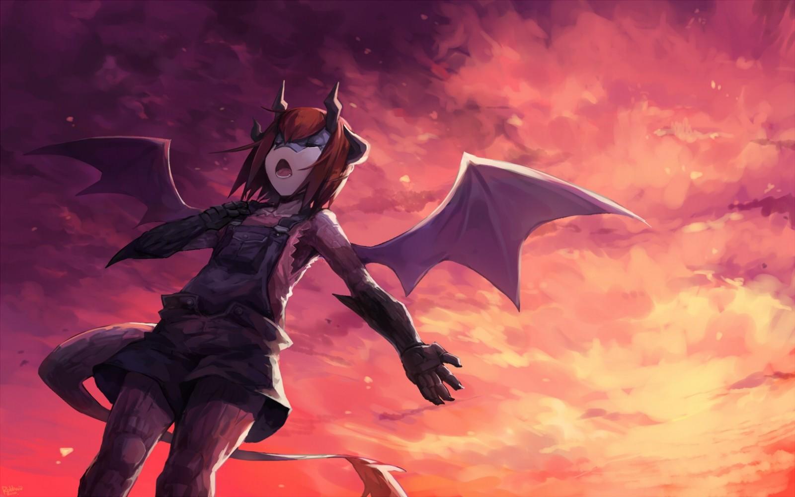 1600x1000 #wings, #Anthro, #furry, wallpaper. Mocah HD Wallpaper