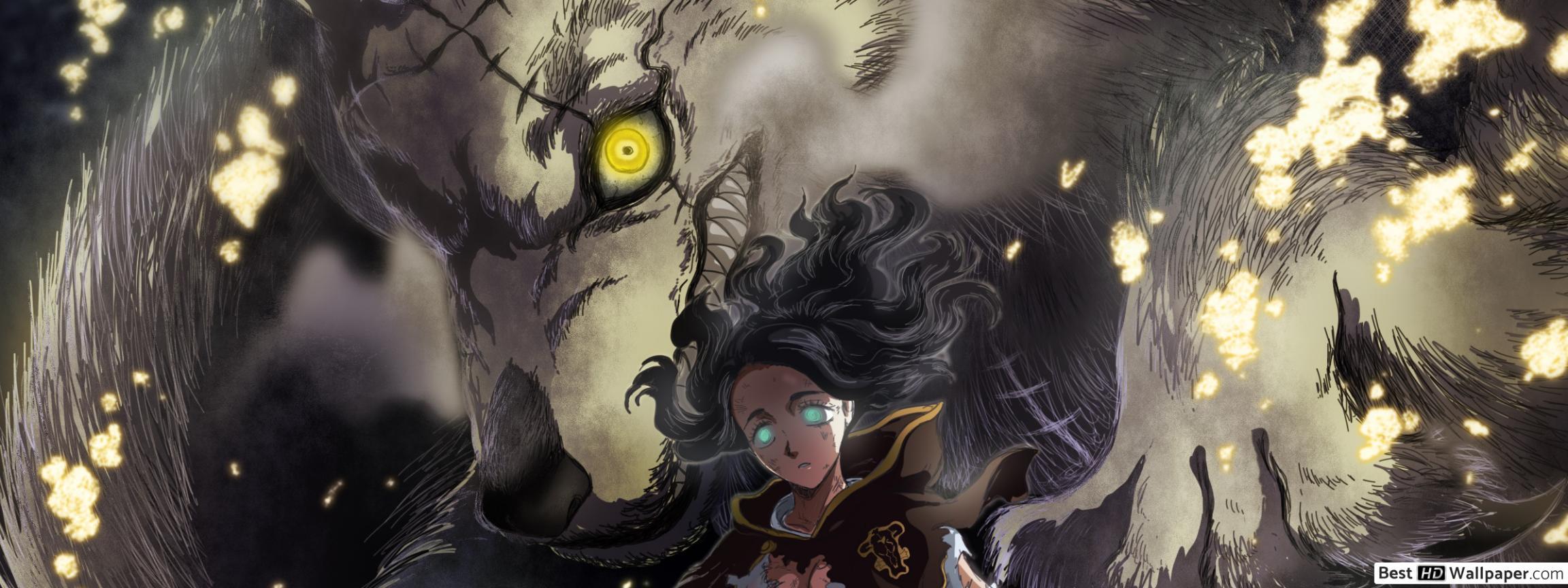 2304x864 Black Clover Pappitson HD wallpaper download