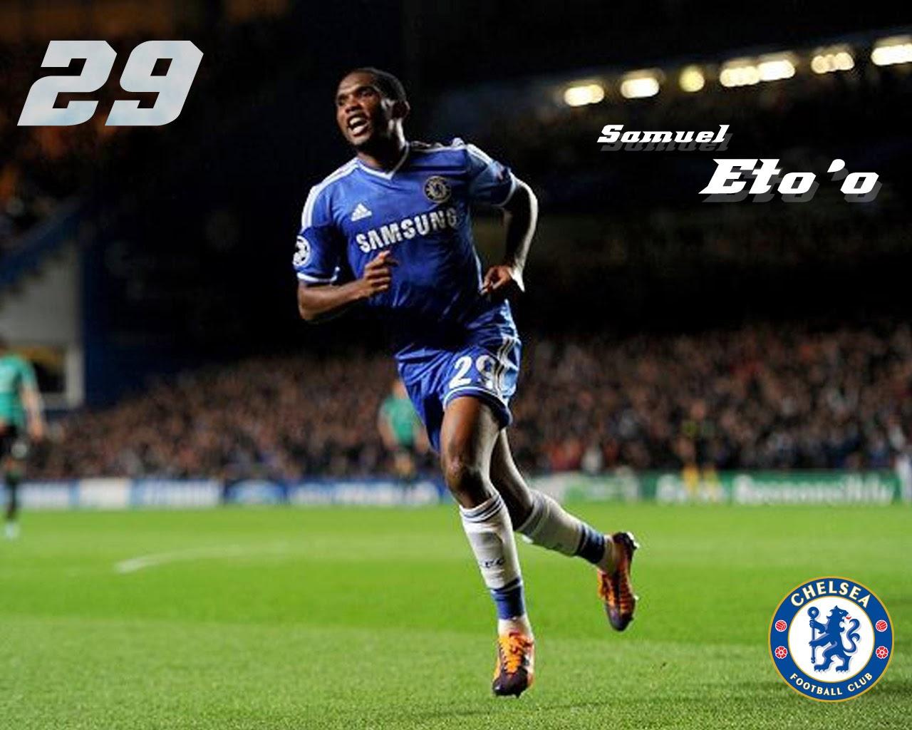 1280x1024 Player Football Wallpaper: Samuel Eto'o Wallpaper ChelseaFc
