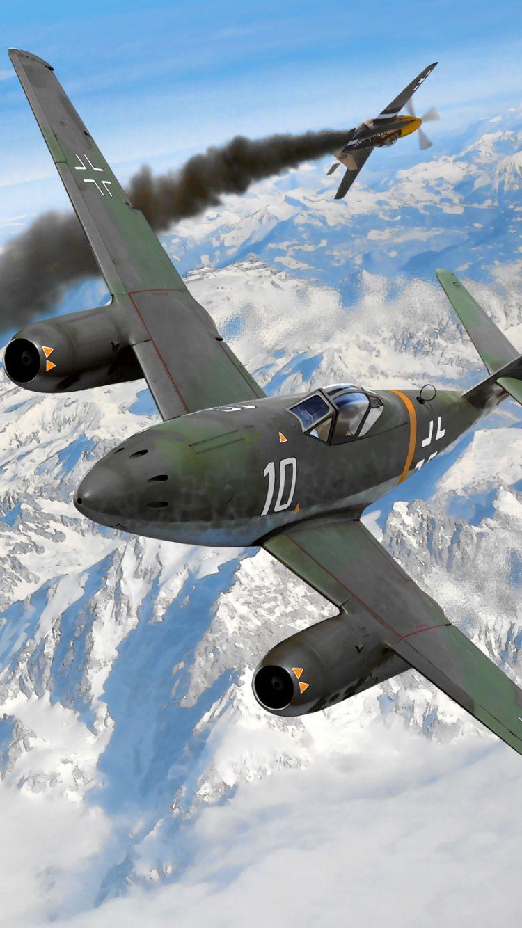 750x1334 Messerschmitt Me 262 Wallpaper