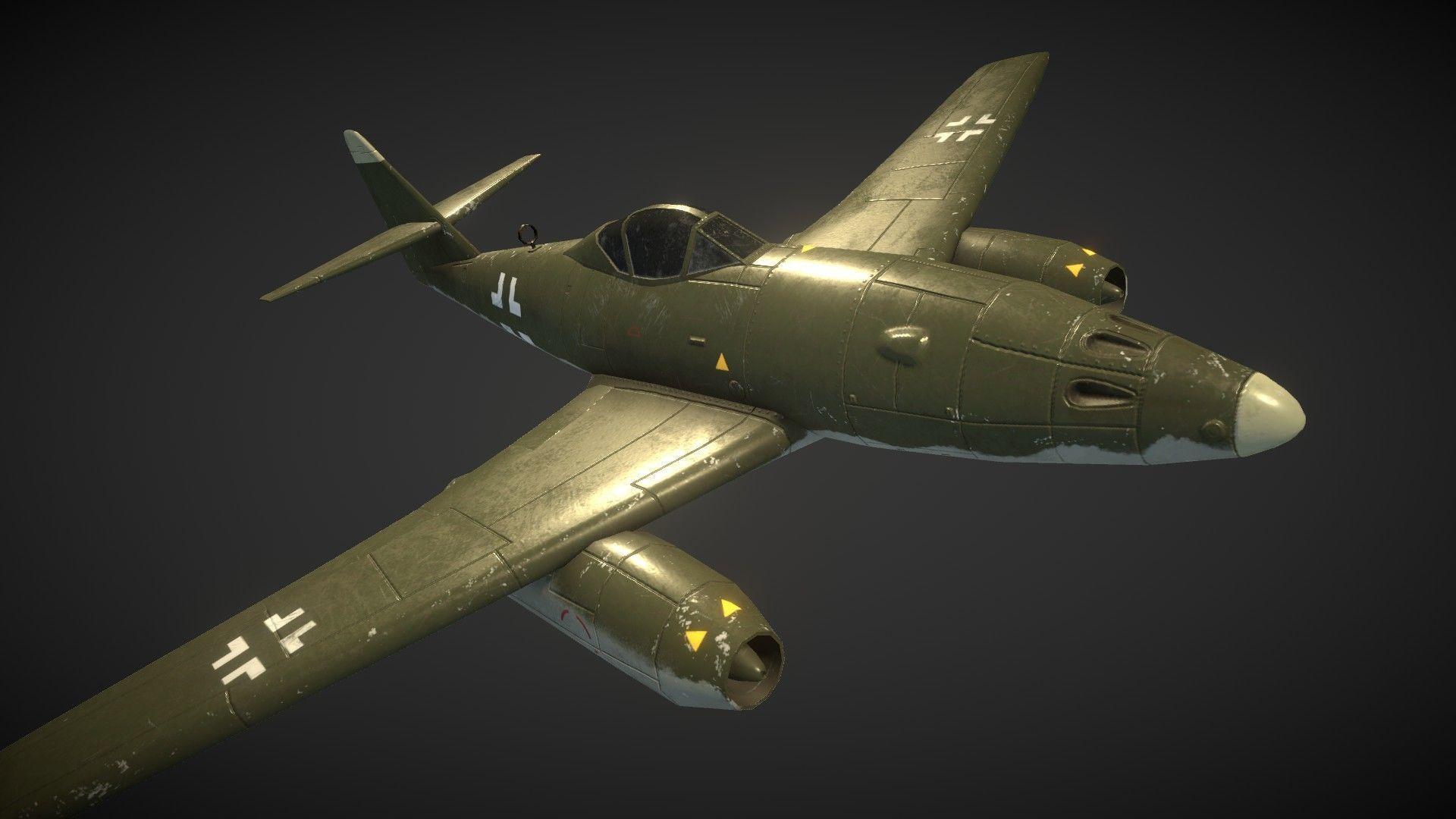 1920x1080 Messerschmitt Me 262 3D model
