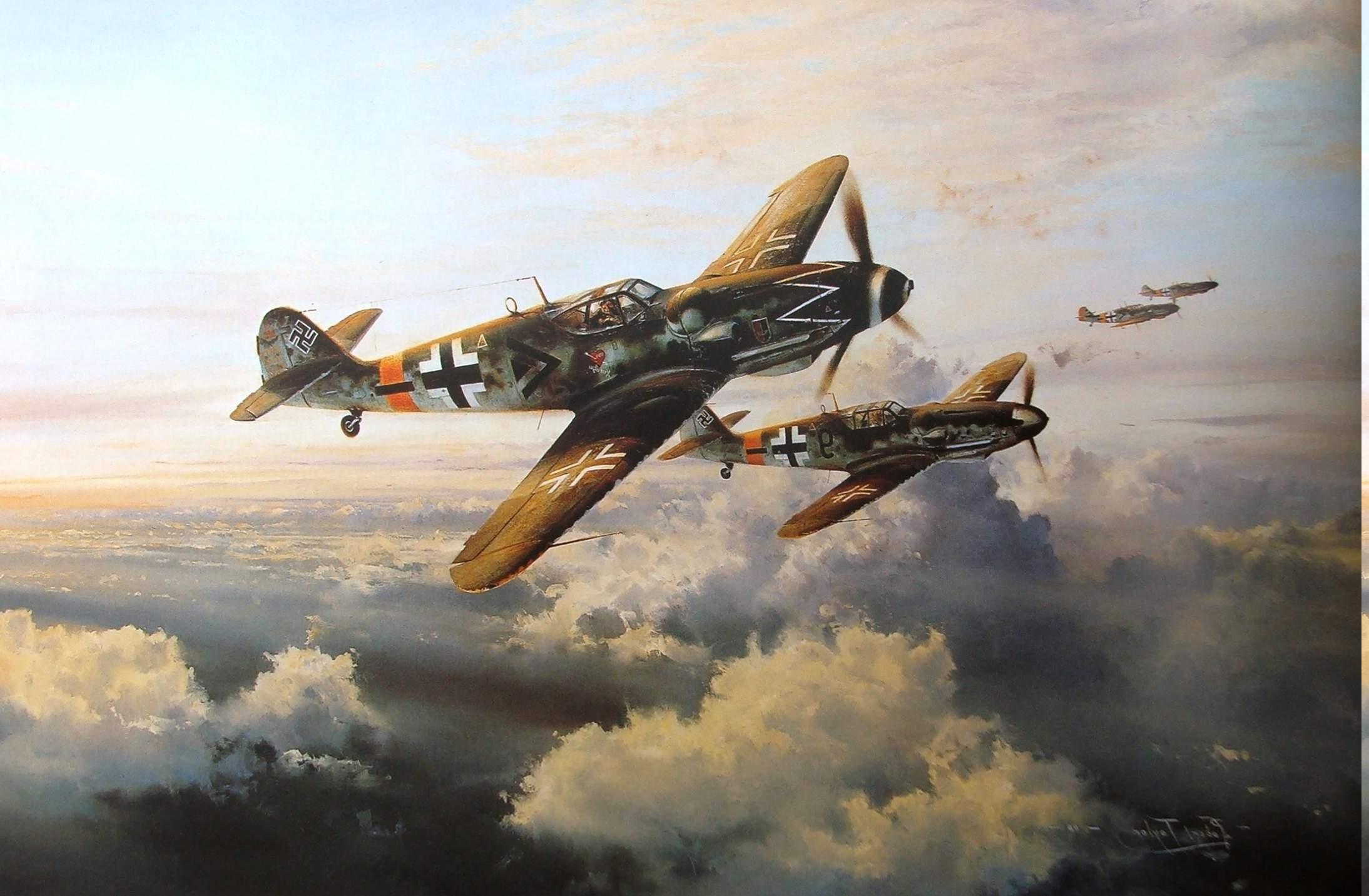 2188x1433 Messerschmitt, Messerschmitt Bf World War II, Germany, Military Aircraft, Luftwaffe Wallpaper HD / Desktop and Mobile Background