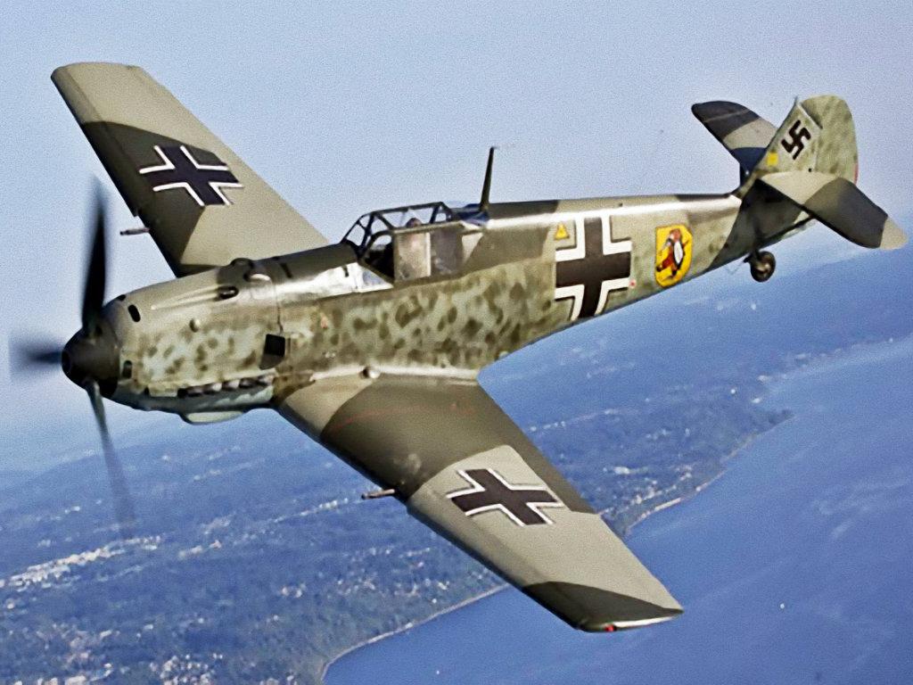 1024x768 Ww2 Messerschmitt Bf 109 HD Wallpaper
