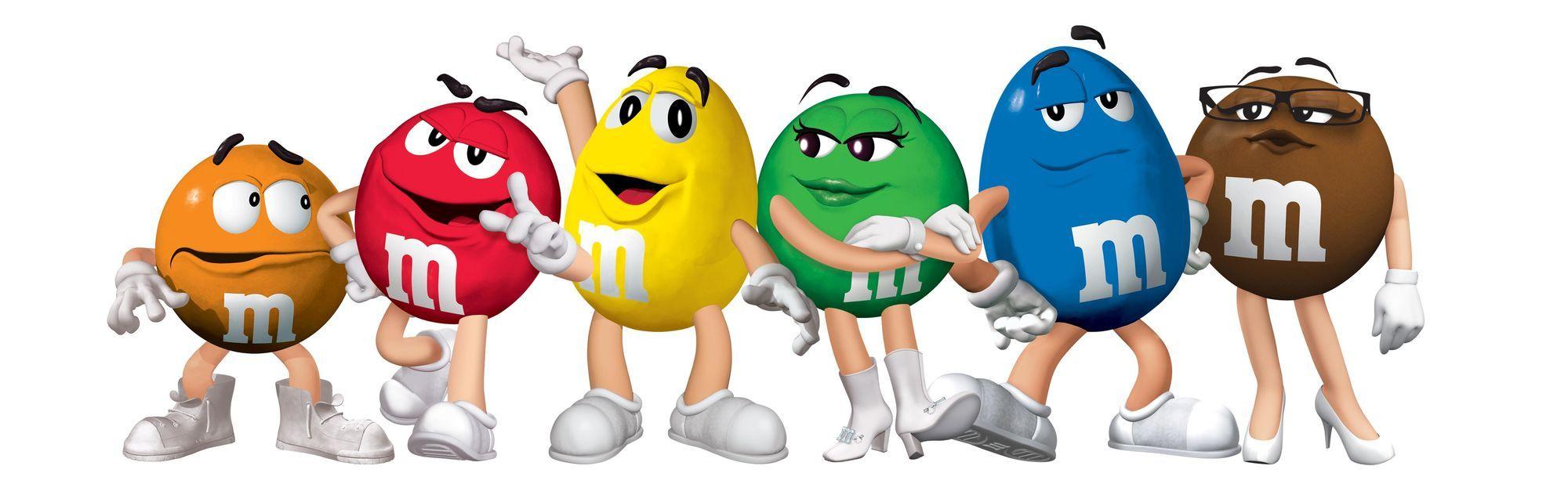 2000x618 Yellow is one of the original 2 M&Ms spokescandies, along with Red. He has appeared in almost every M&Ms c. M&m characters, Wallpaper cute disney, Wallpaper cute