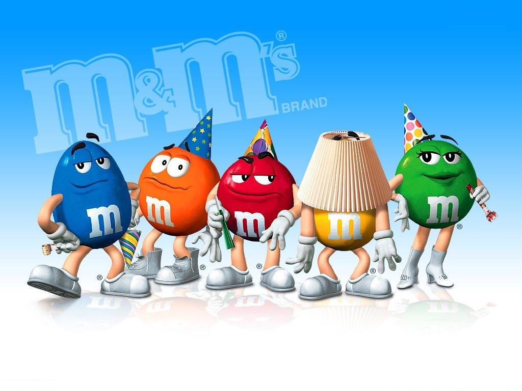 1024x768 My Free Wallpaper Wallpaper : M&Ms Candies Party