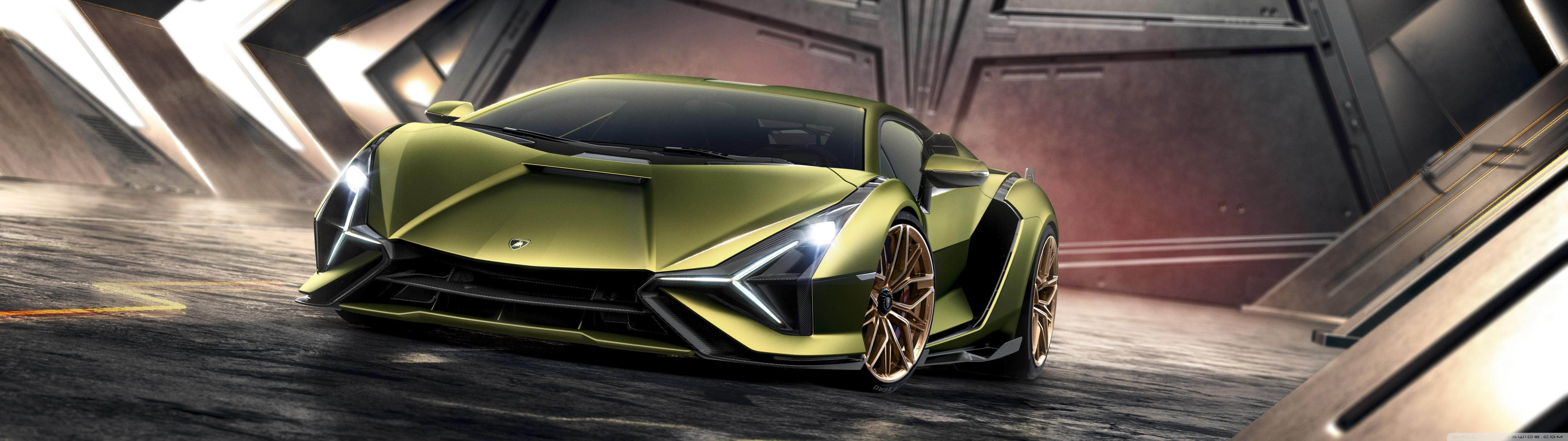 5120x1440 Lamborghini Sian Hybrid Supercar Ultra HD Desktop Background Wallpaper for : Widescreen & UltraWide Desktop & Laptop : Multi Display, Dual & Triple Monitor : Tablet