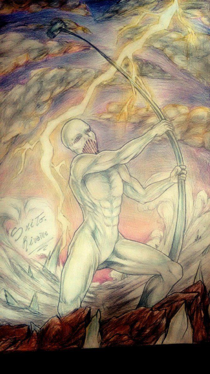 670x1191 Titan Warhammer by SugarTC. Attack on titan art, Titans, Attack on titan