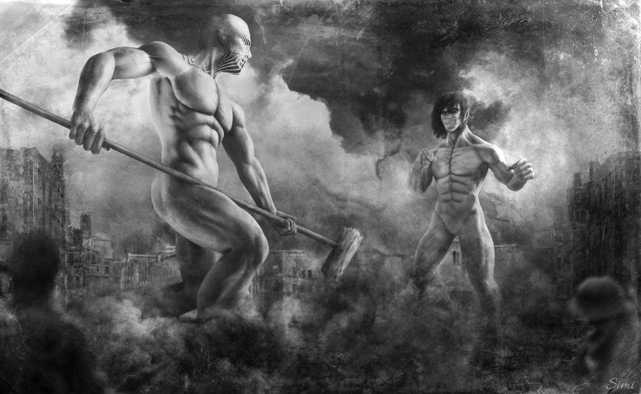 1280x788 Eren Vs Hammer Titan