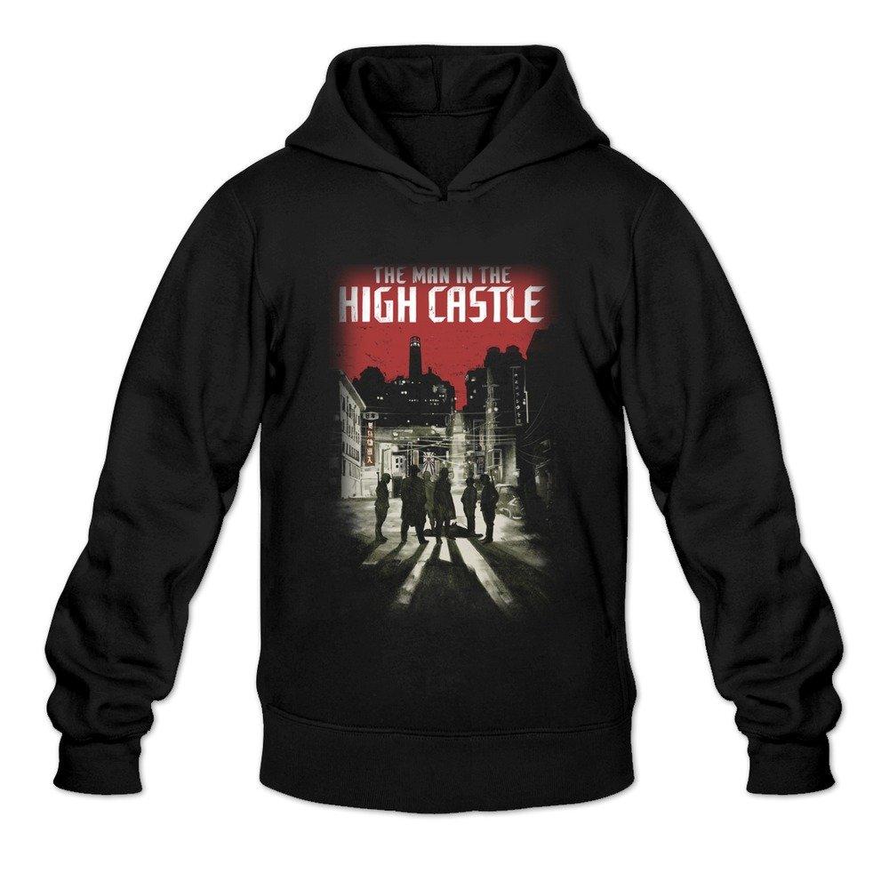1000x1000 Men's The Man In The High Castle Wallpaper Hoodie Black X Large: Books