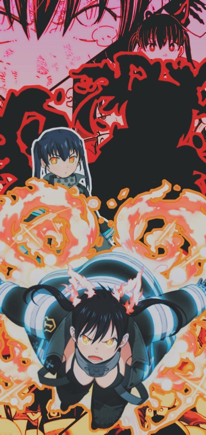 720x1520 Tamaki Fire Force Wallpaper