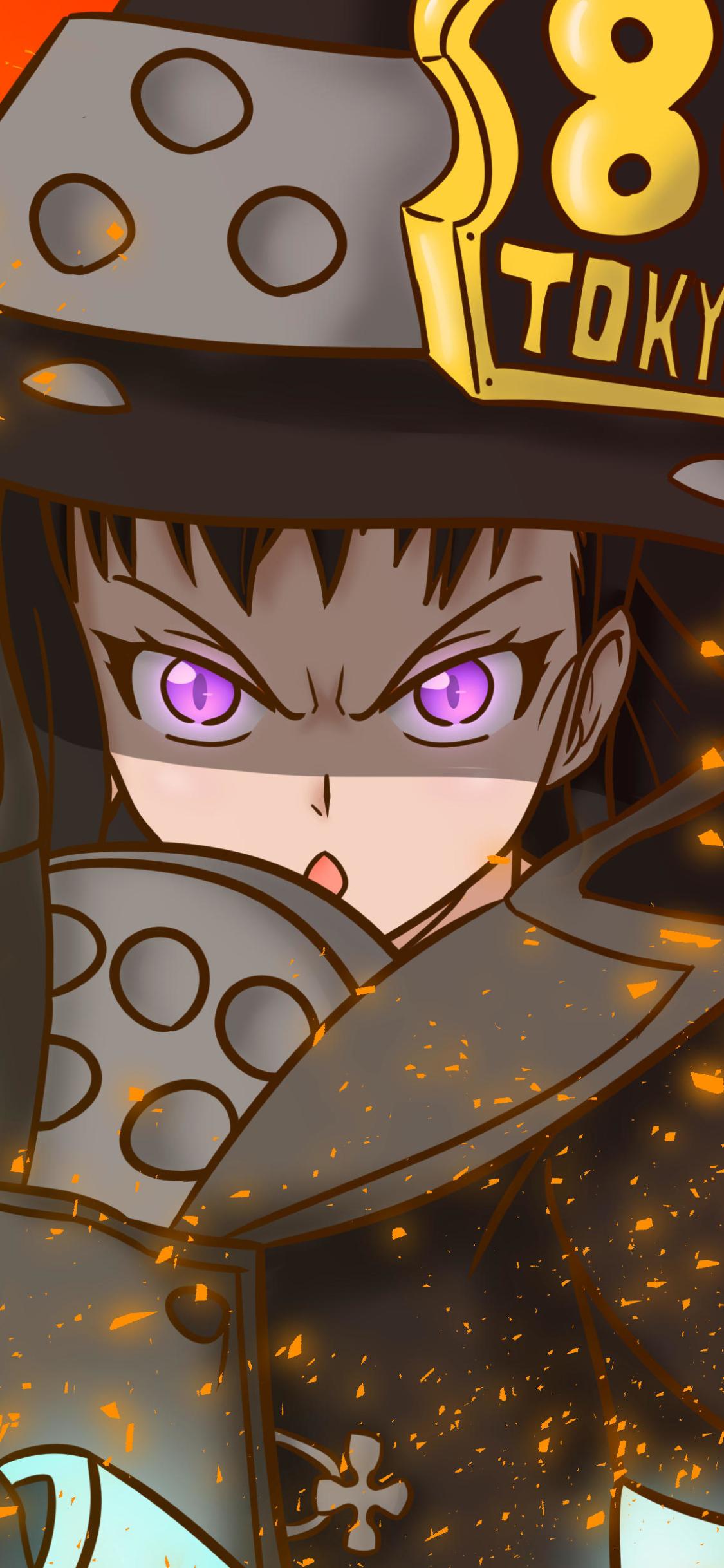 1125x2436 Anime Fire Force (1125x2436) Wallpaper