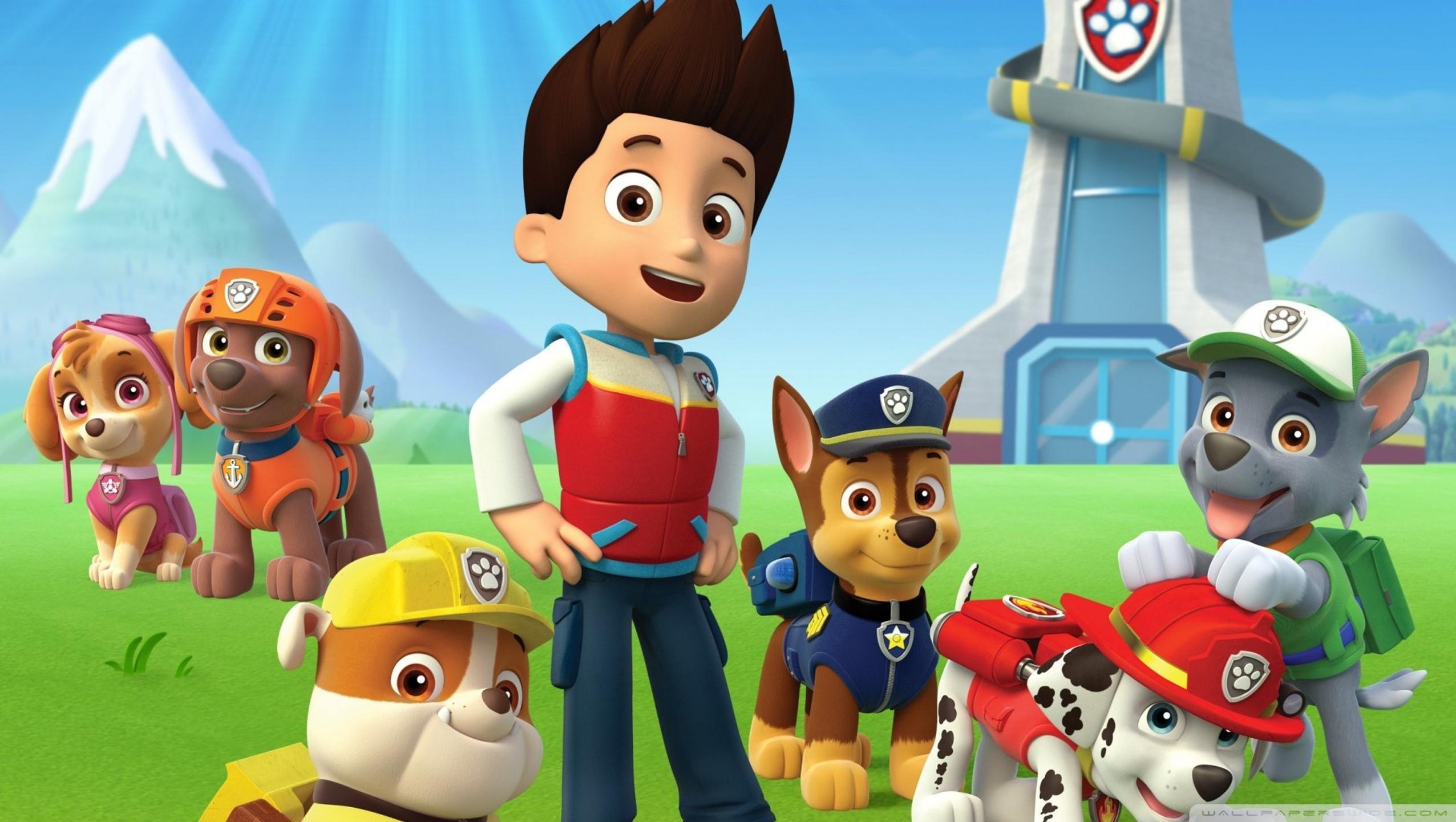2552x1442 PAW Patrol Desktop Wallpaper