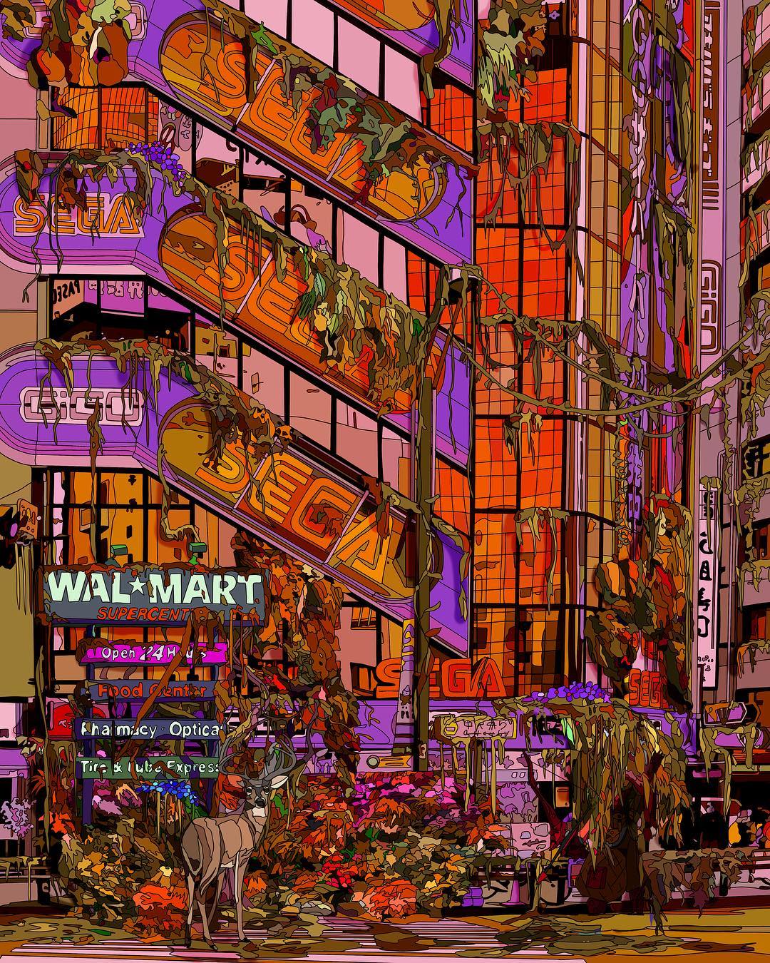 1080x1350 Mad Dog Jones's illustrations with a cyberpunk style