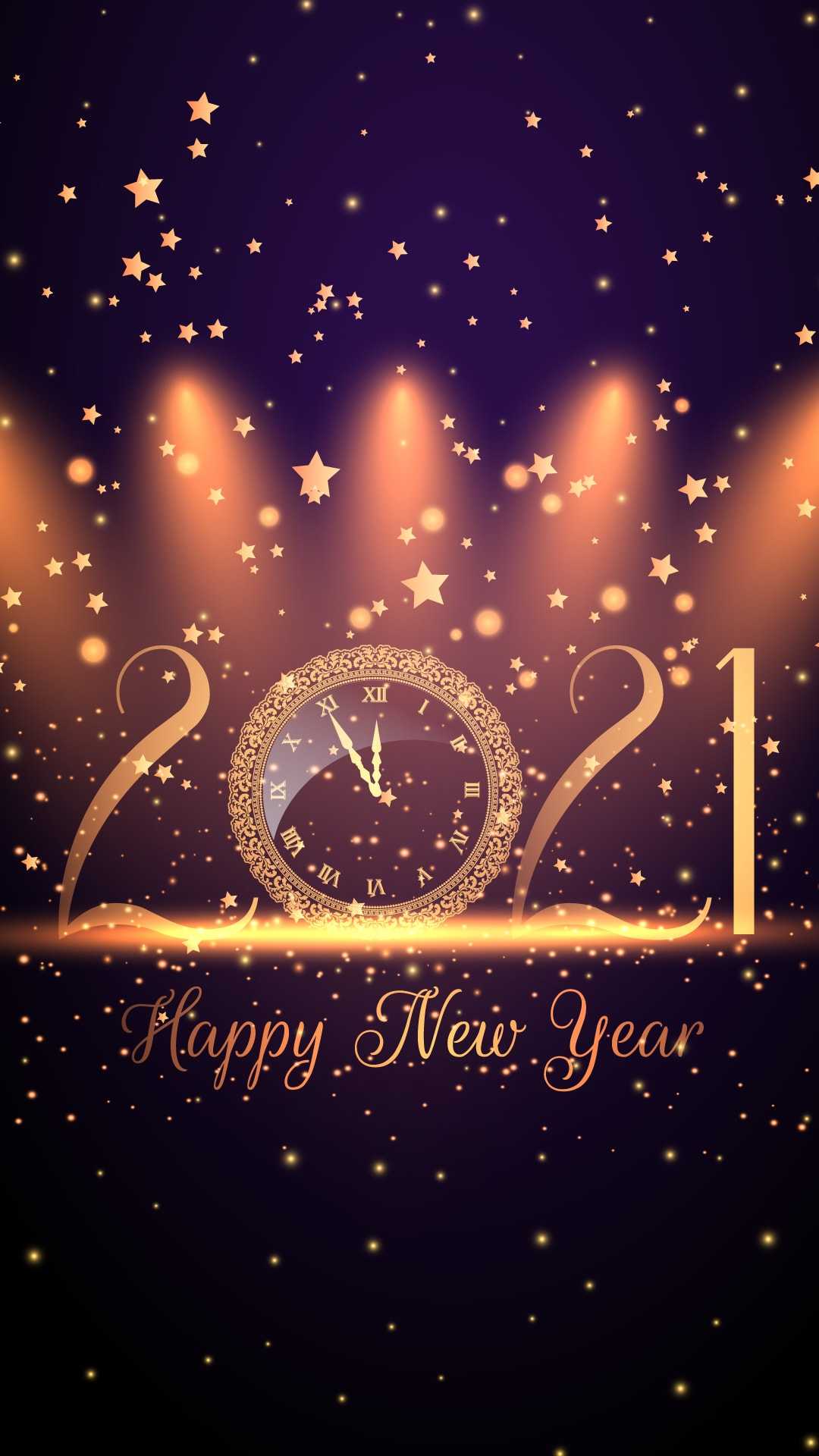 1080x1920 Happy New Year 2021 Wallpaper iPhone Free HD Wallpaper