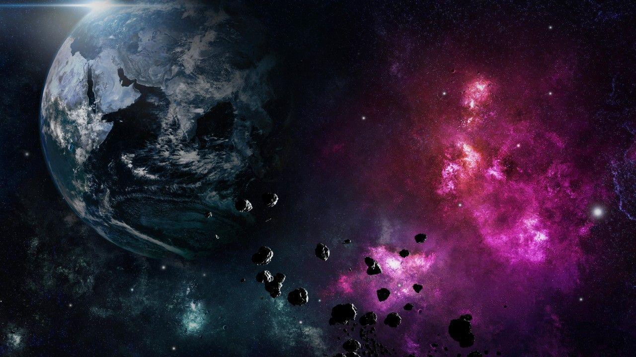 1280x720 Wallpaper Earth, planet, space, nebula, explosion, Space