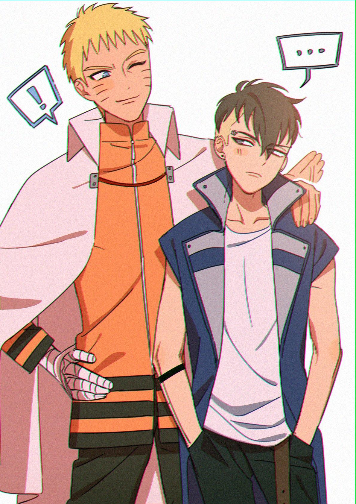 1190x1684 naruto and kawaki club Wallpaper