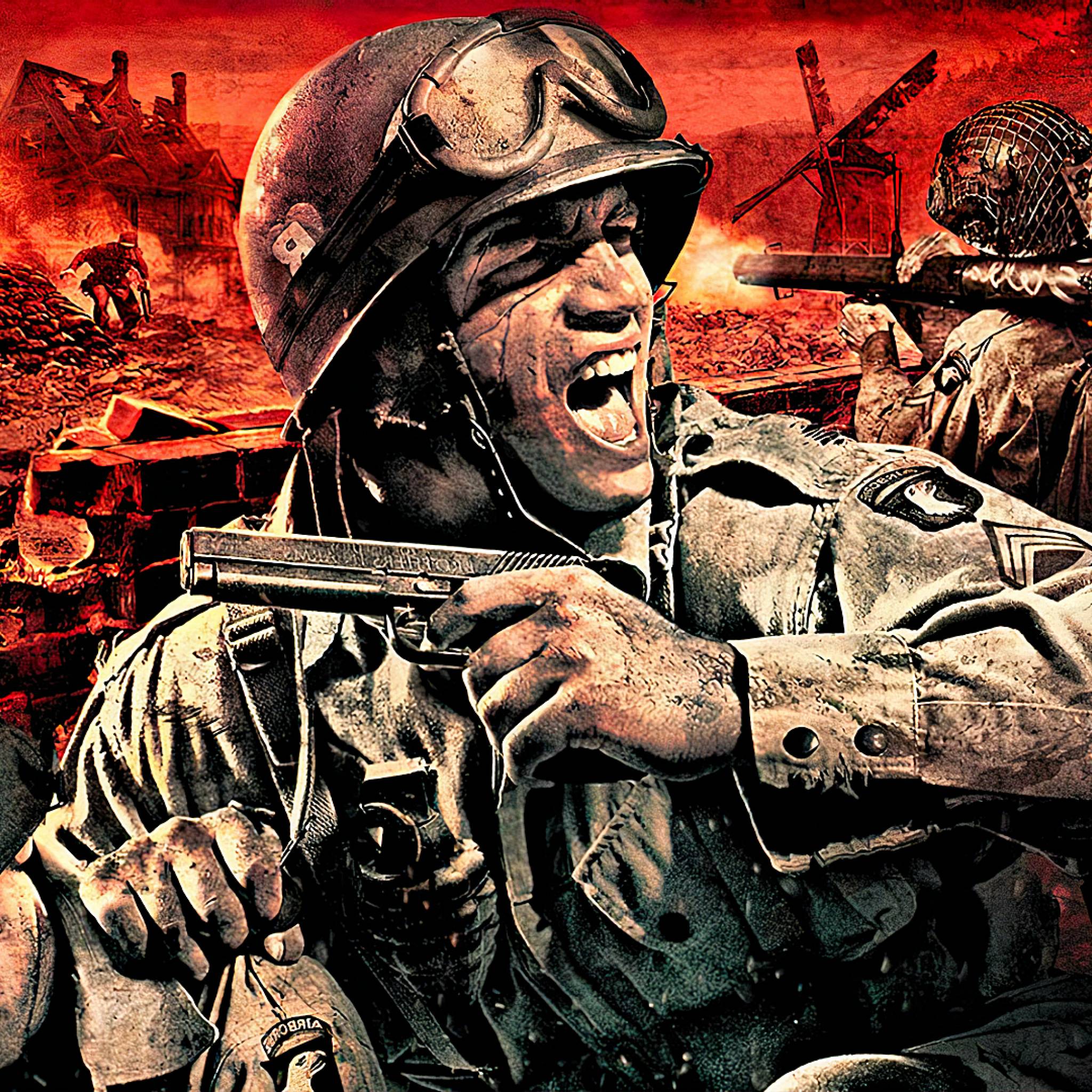 2048x2048 Brothers in Arms Hell's Highway iPad Air Wallpaper, HD Games 4K Wallpaper