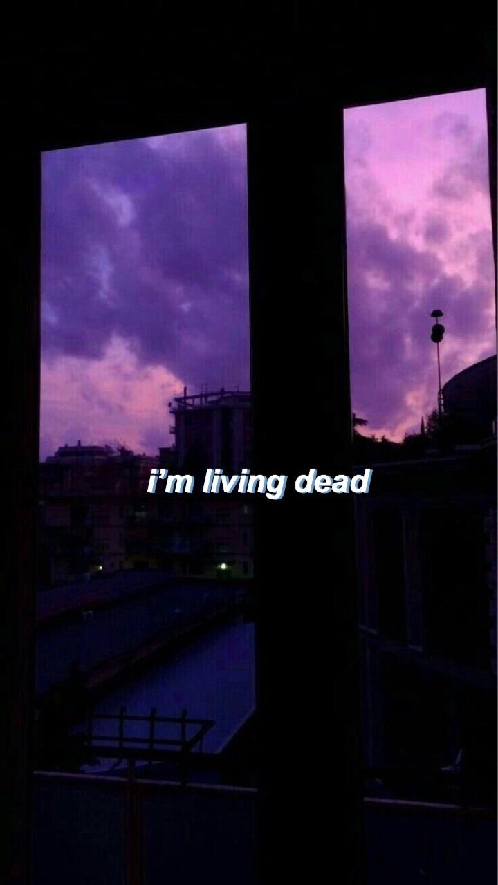 720x1280 Quotes, Theme, Purple Sky And Black Aesthetic HD Wallpaper