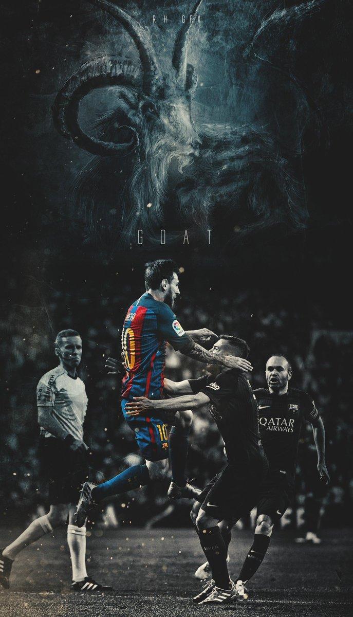 Lionel Messi GOAT by Wpap Malang on canvas poster wallpaper and more