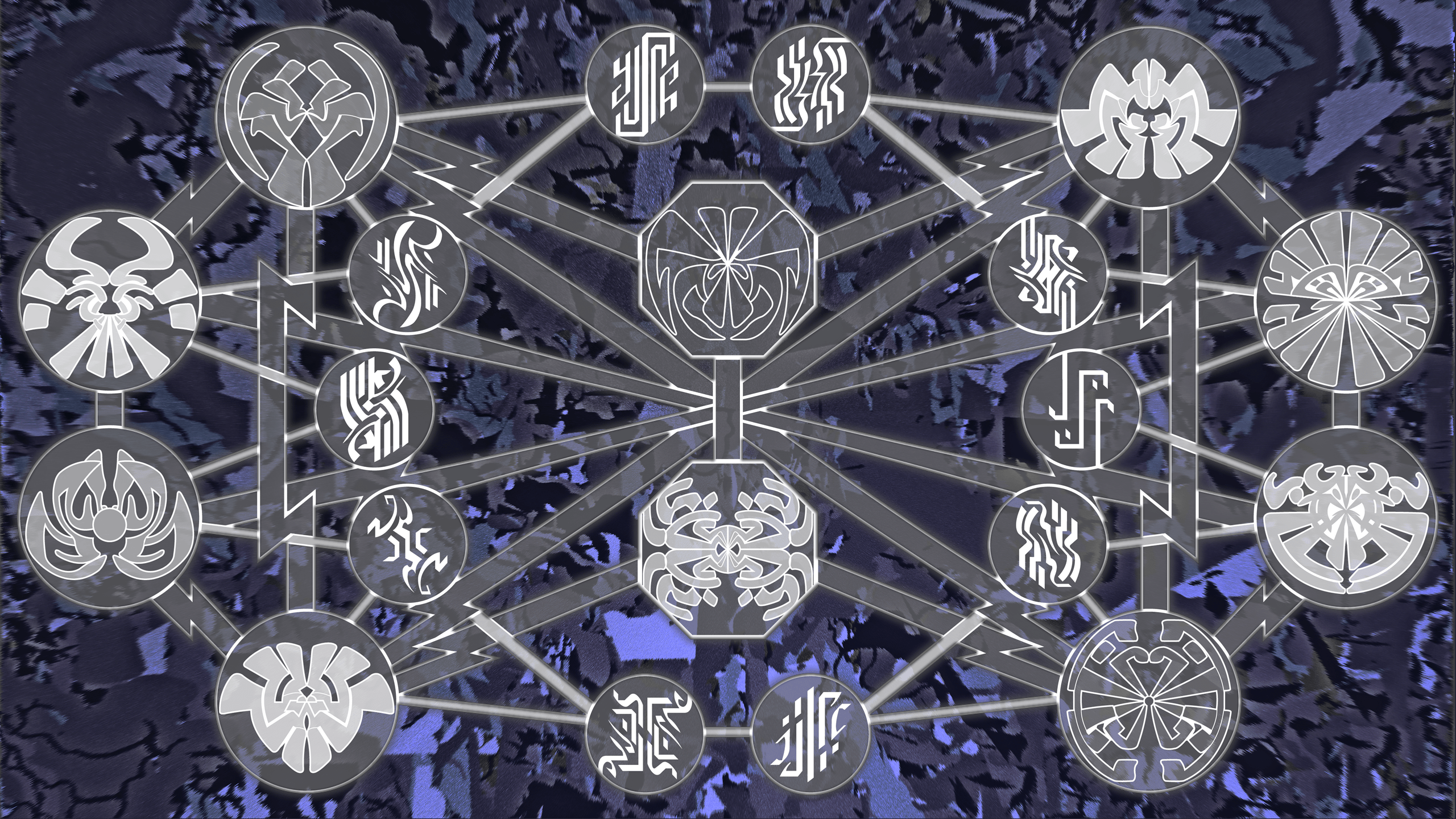 2560x1440 Stormlight Archives Brandon Sanderson Purple White Wallpaper:2560x1440