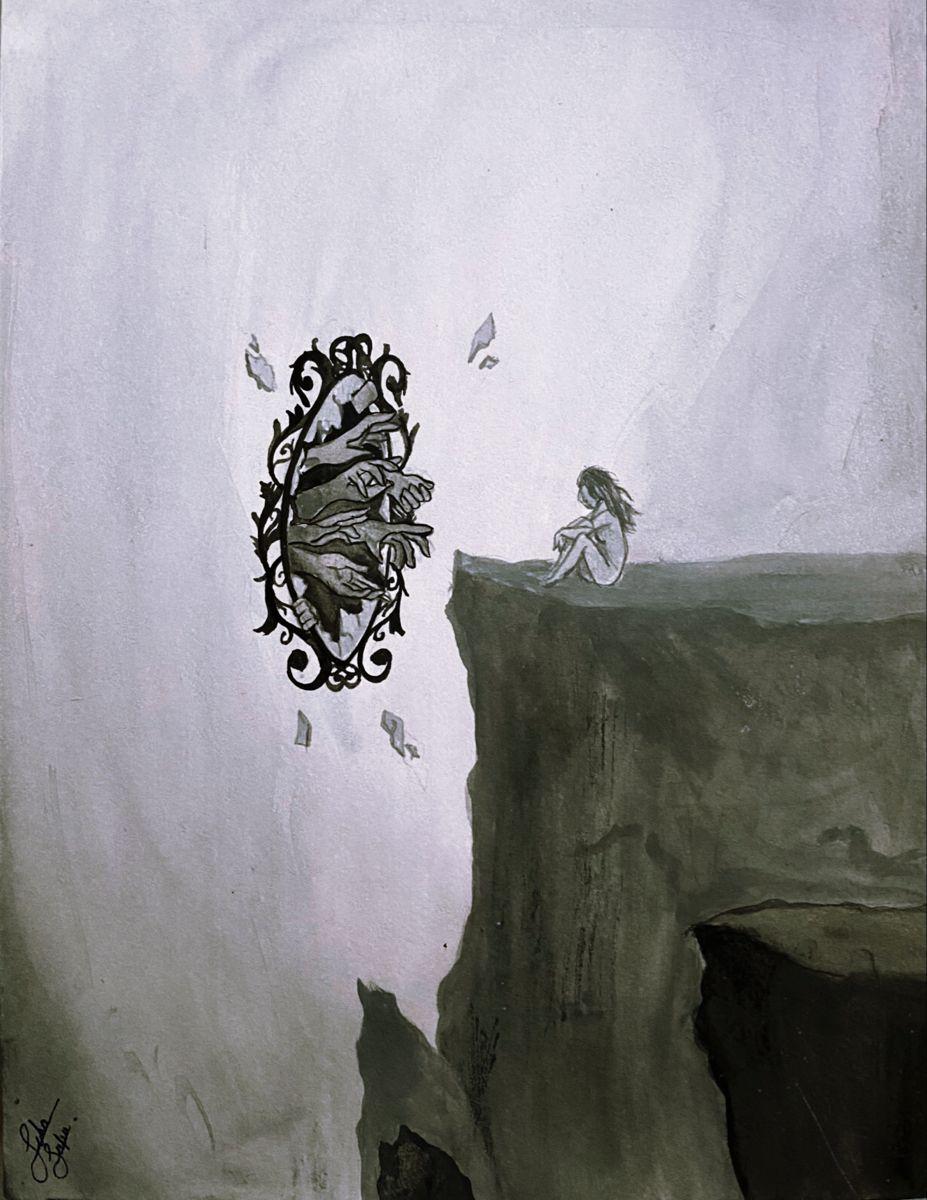 927x1200 body insecurities. Art wallpaper, Dark art, Art