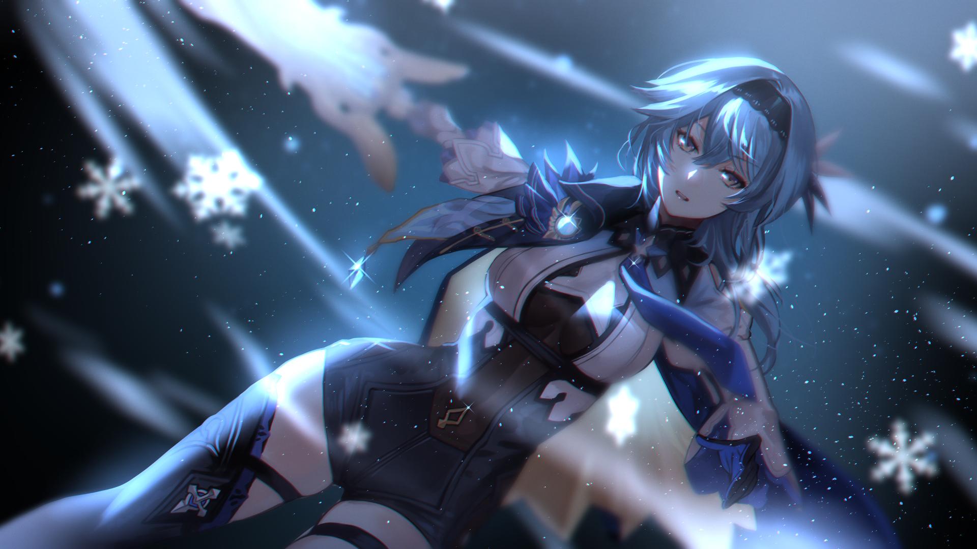 1920x1080 Eula Impact Anime Image Board