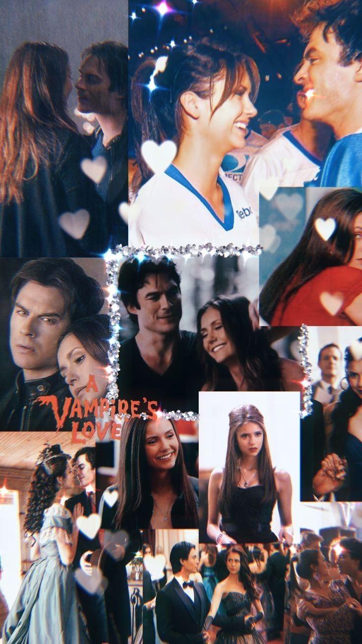 736x1308 ♡︎Katherine Elena and Damon!!!♡︎. Vampire diaries wallpaper, Vampire diaries funny, Vampire diaries