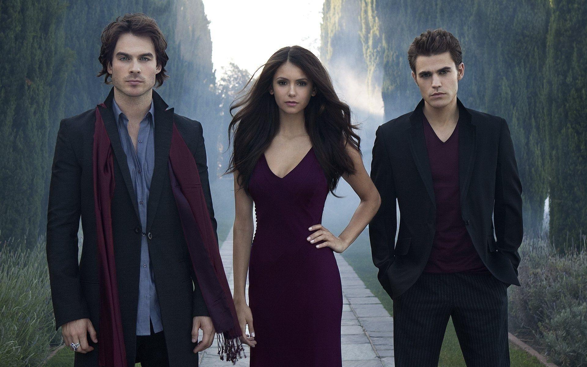 1920x1200 About Vampires And Werewolves Wear Portrait Adult Woman Dobrev Vampire Diaries HD