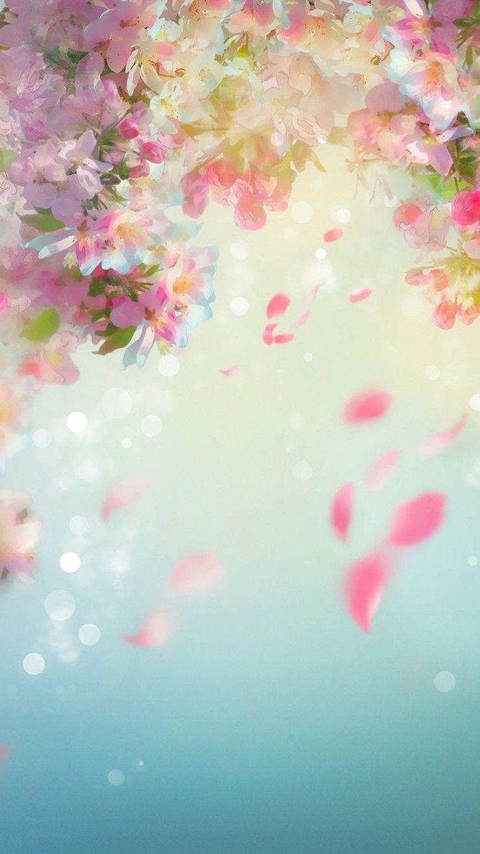 700x1245 Pink Spring Flower Mobile Wallpaper