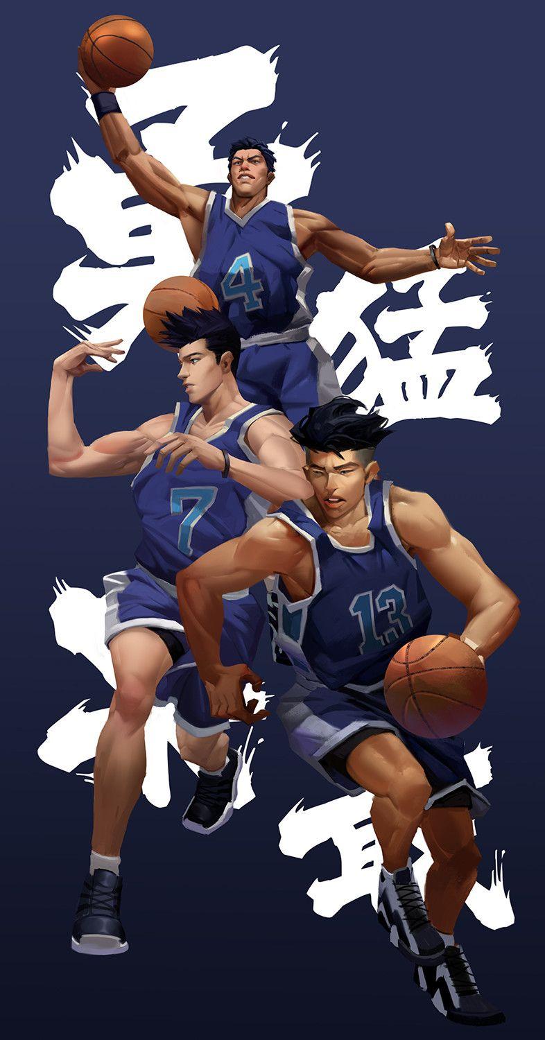 786x1500 Ryonan, Leon Liu. Slam dunk, Slam dunk manga, Dunk