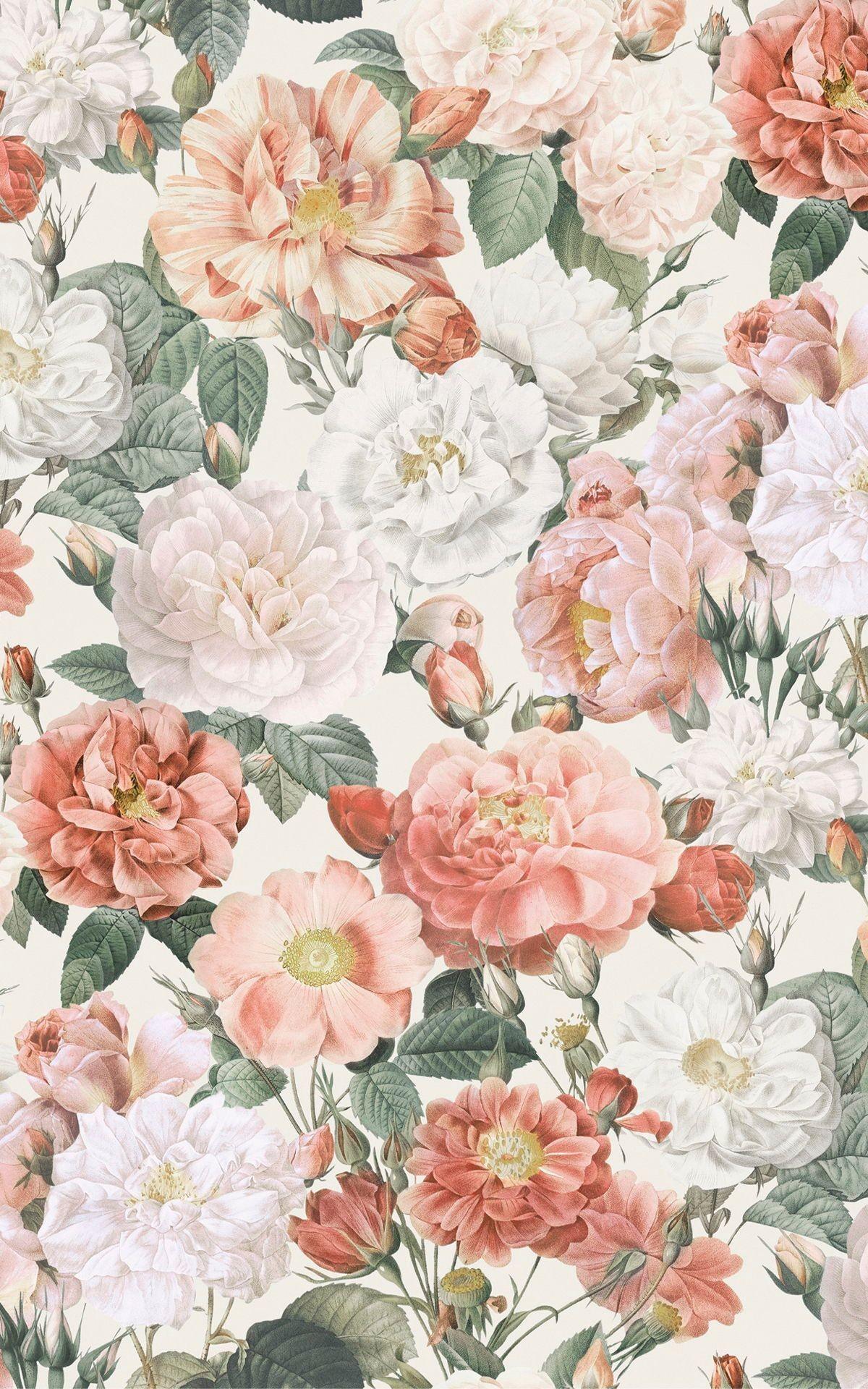 Vintage Flower Print Wallpapers - Top Free Vintage Flower Print