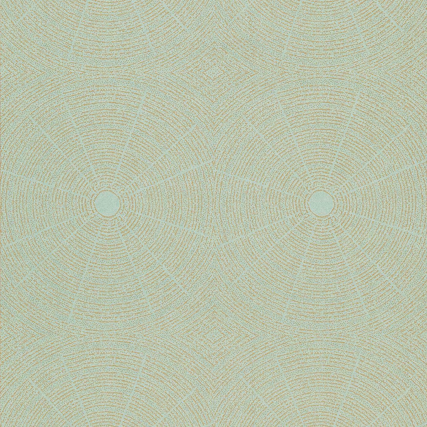 1386x1386 Aqua and Gold Wallpaper