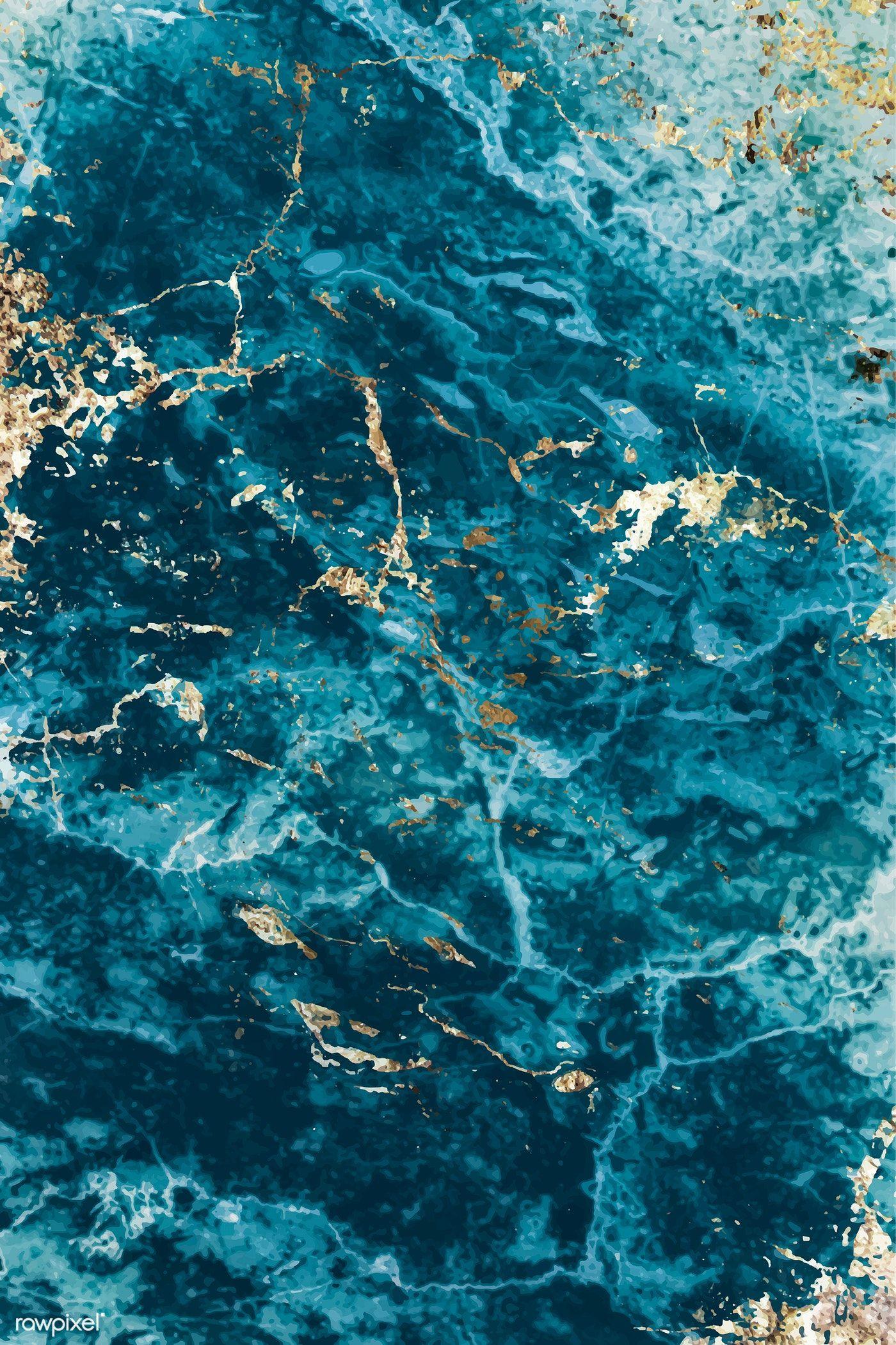 1400x2100 Marble iPhone Wallpaper Teal And Gold Marble Wallpaper