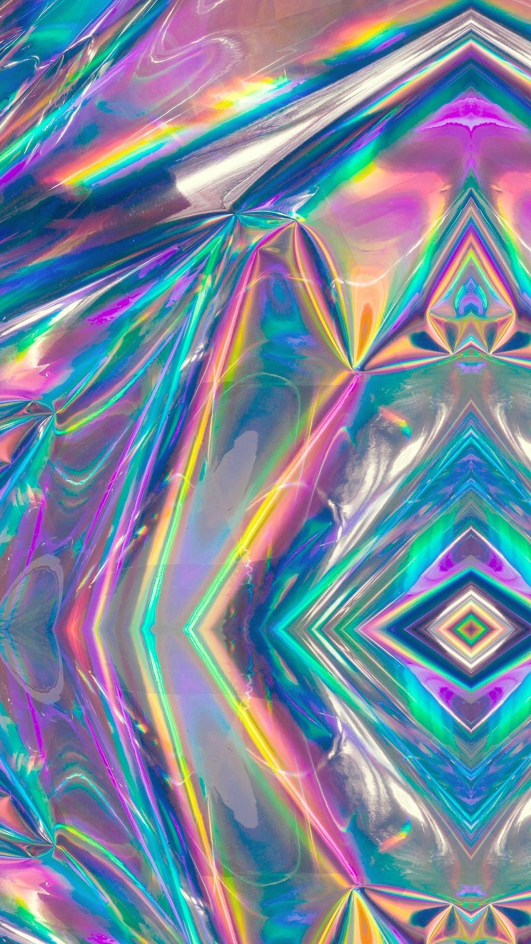 1080x1920 Holographic Wallpaper On Wallpaperplay Data Src Wallpaper HD