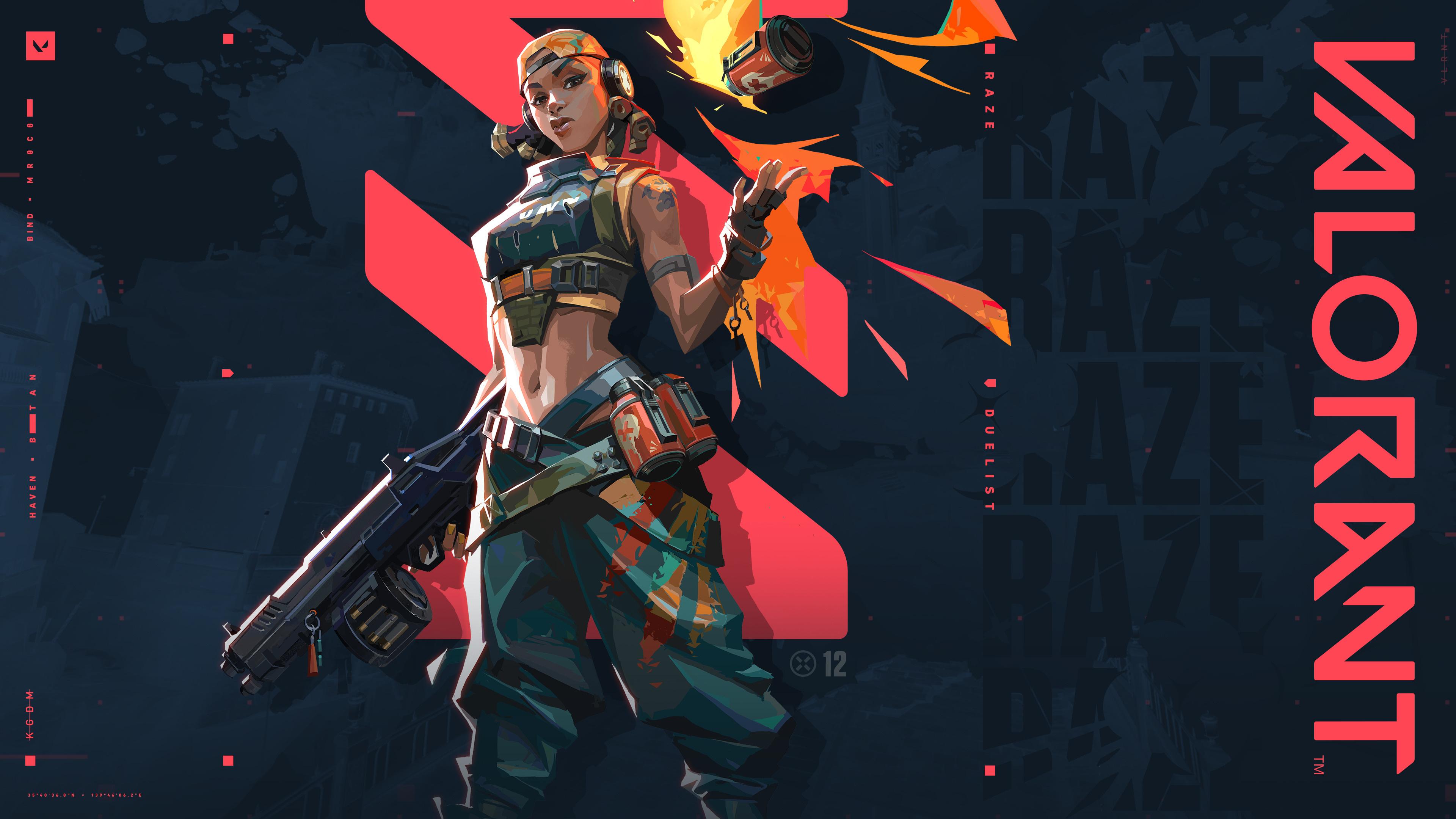 3840x2160 Raze Valorant, HD Games, 4k Wallpaper, Image, Background, Photo and Picture