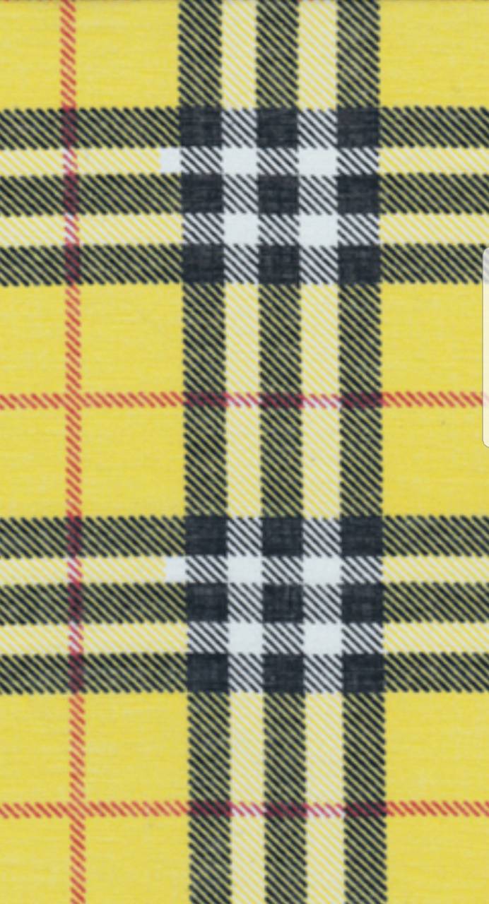 692x1280 Yellow Plaid Wallpaper