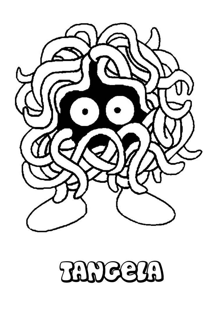 tangela coloring page in pdf pokemon