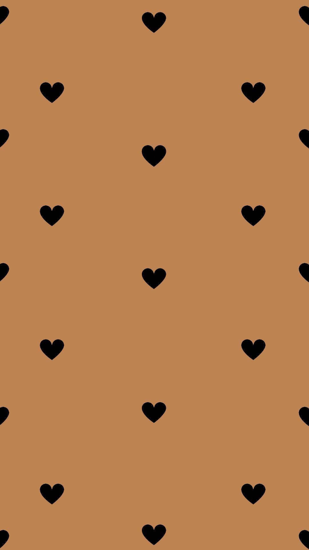 Brown Heart Backgrounds brown heart aesthetic HD phone wallpaper  Pxfuel