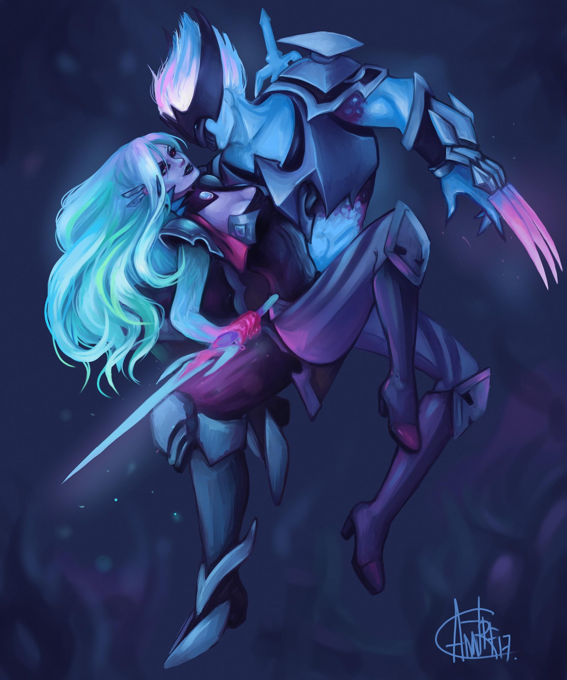 1920x2304 Death Sworn Katarina & Zed. Wallpaper & Fan Arts. League Of Legends