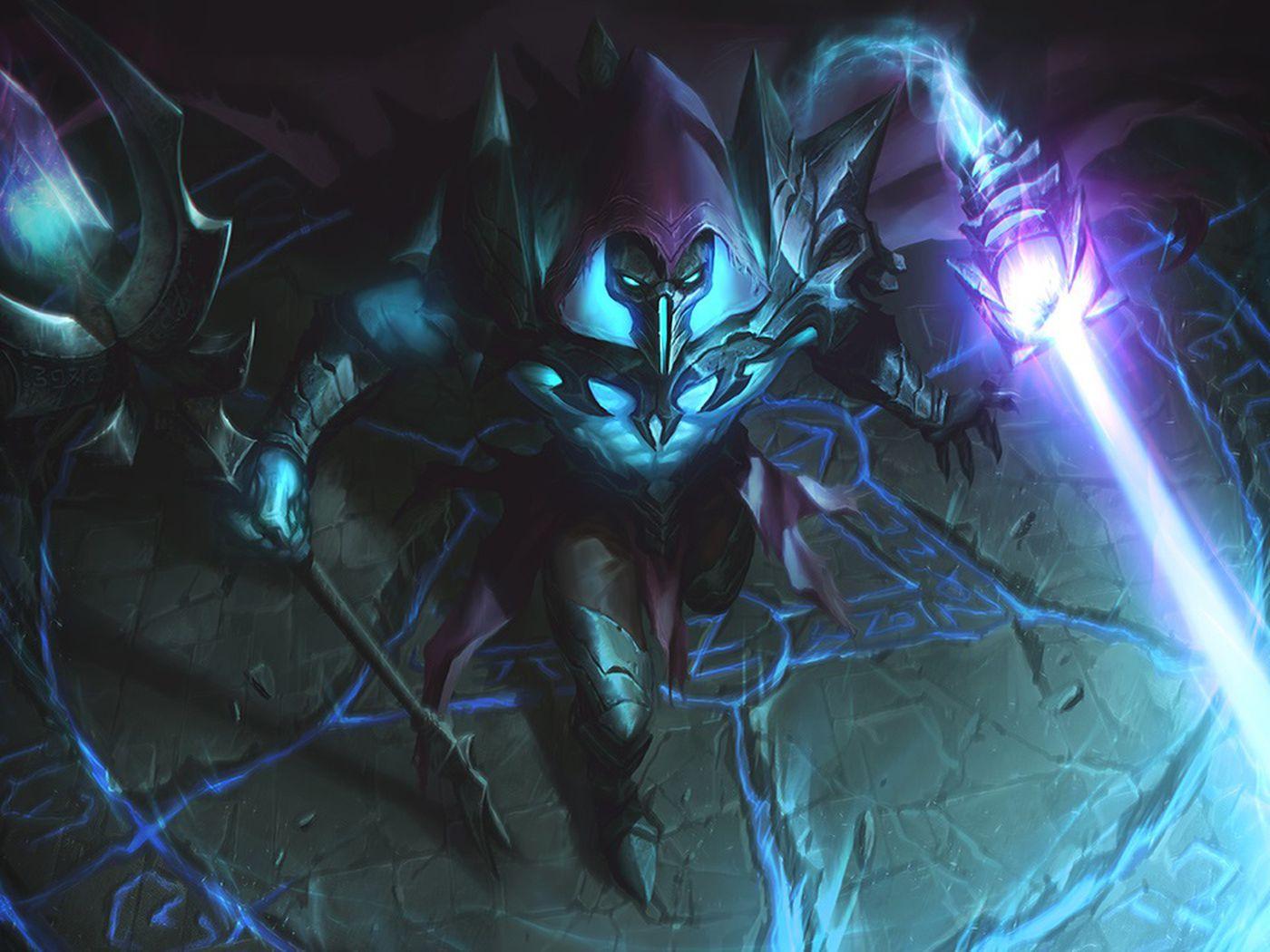 1400x1050 Tales from the Rift skins: Death Sworn Viktor, Katarina and Zed Rift Herald