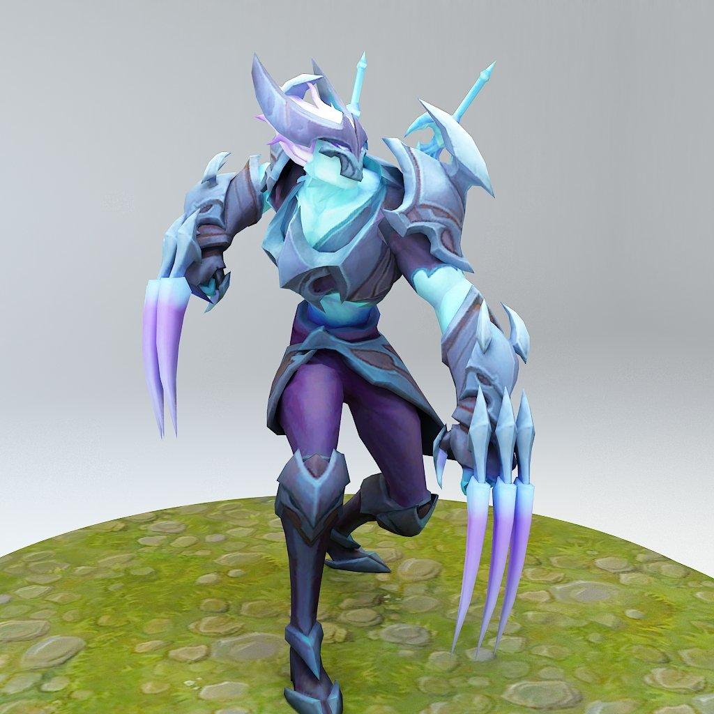 1024x1024 Death Sworn Zed from League Of Legends Print Ready 3D Model