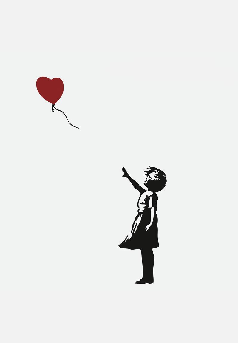 798x1150 Banksy Girl Wallpaper