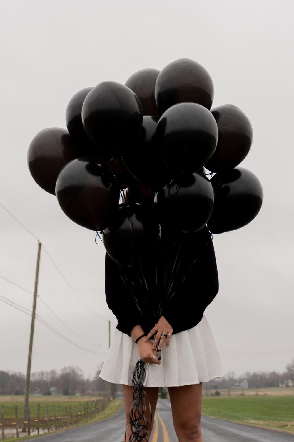 1000x1500 Black Balloons Picture. Download Free Image
