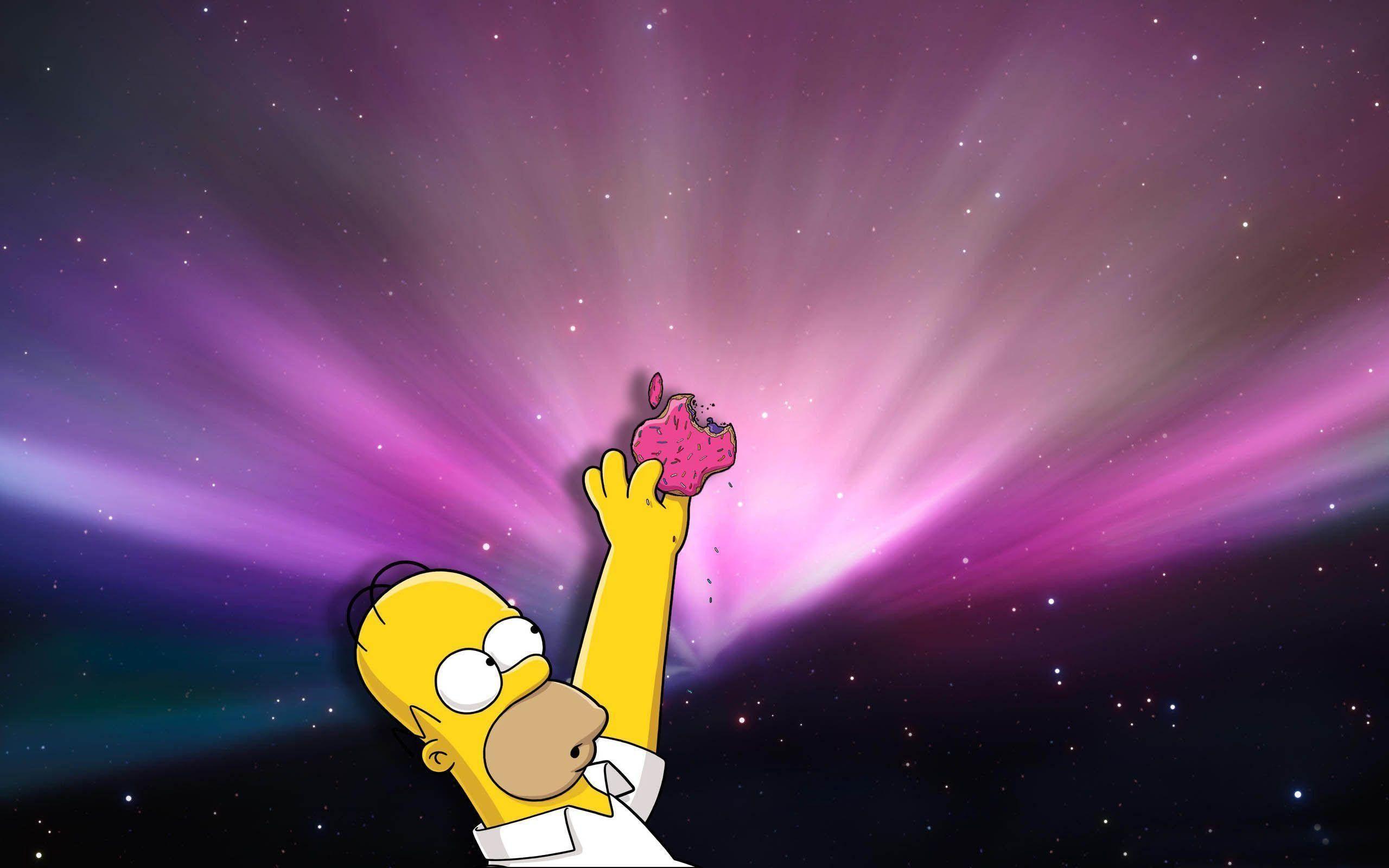 2560x1600 Wallpaper Full HD Homer Apple