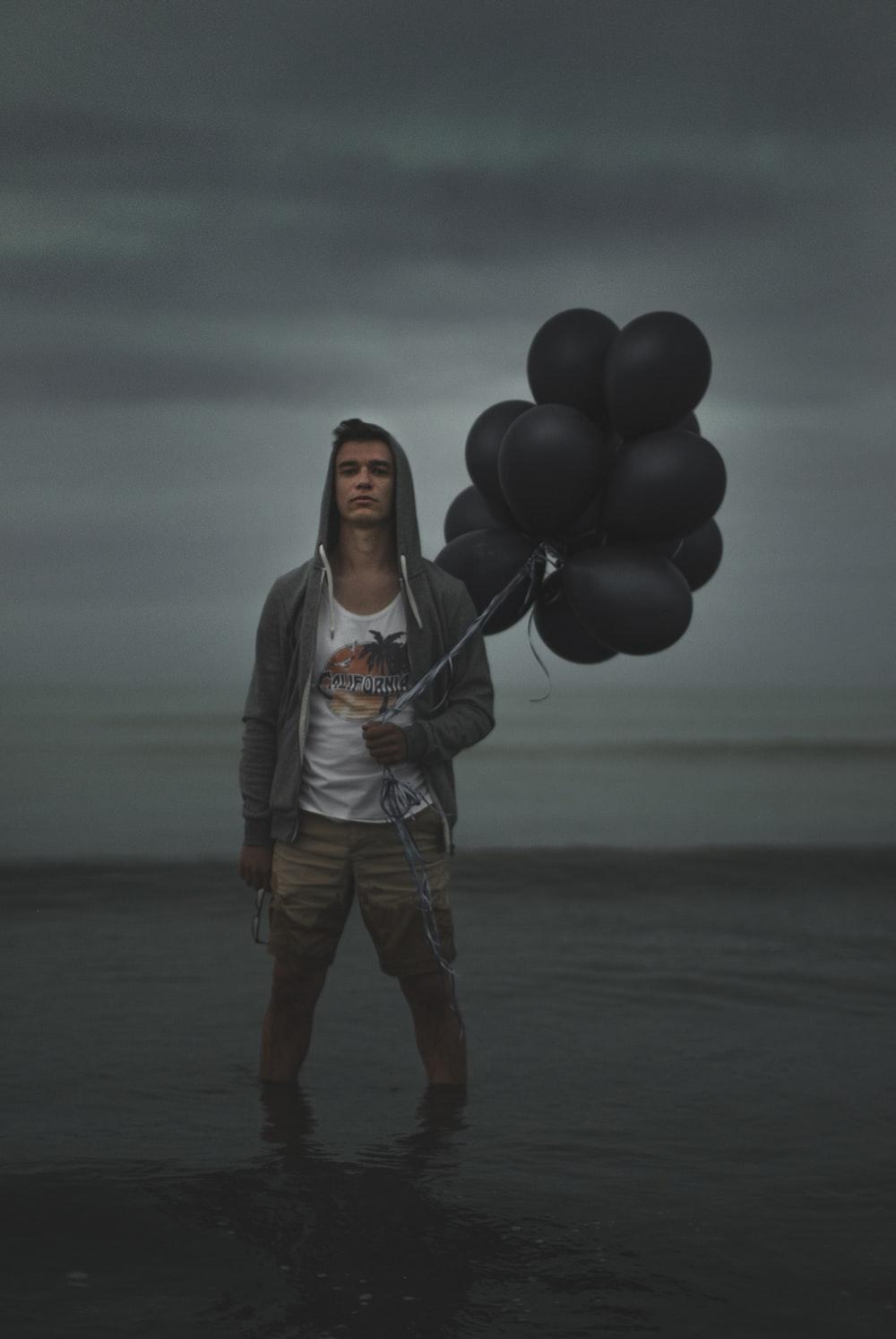 1000x1494 Black Balloons Picture. Download Free Image