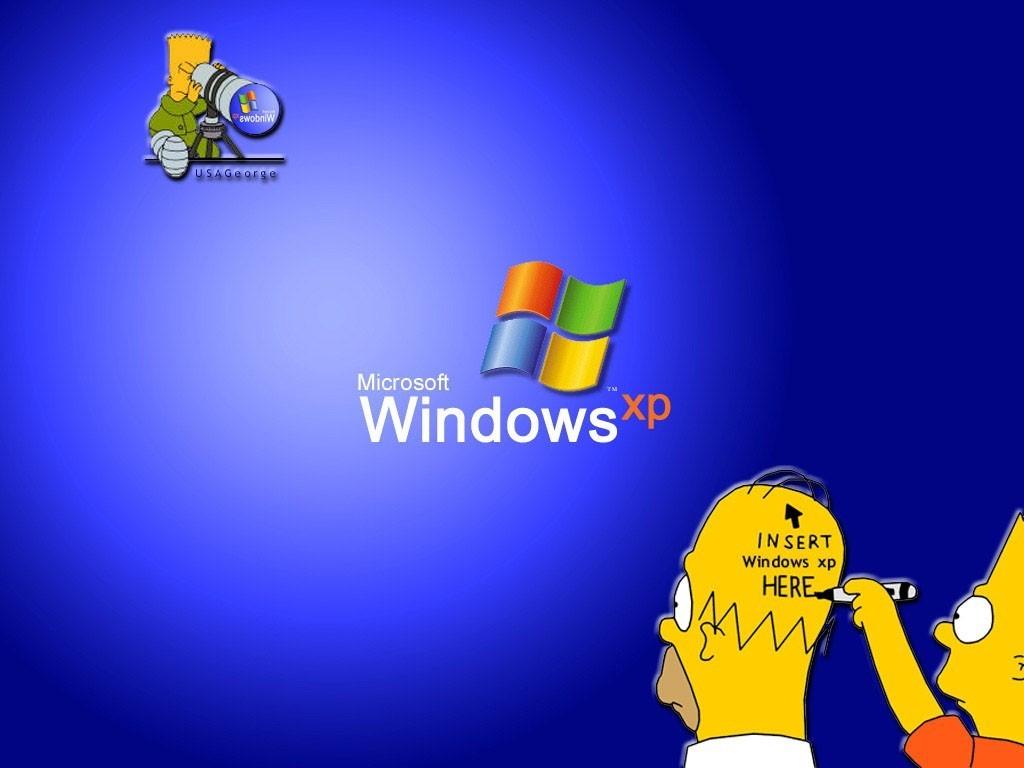 1024x768 Homer Simpson Apple Wallpaper