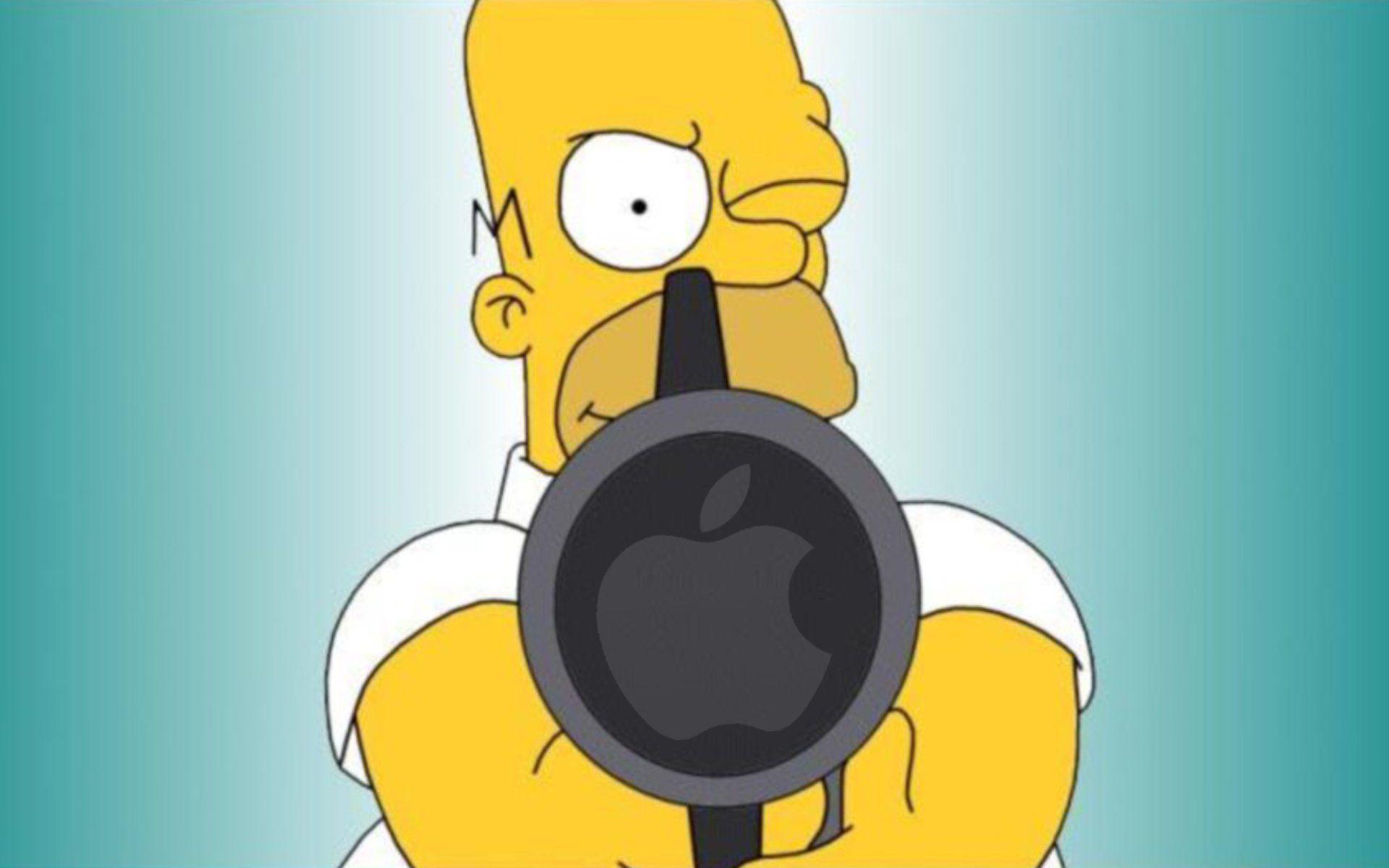 1920x1200 Wallpaper Imac Homer Simpson Cool HD Mac Apple From Simpsons